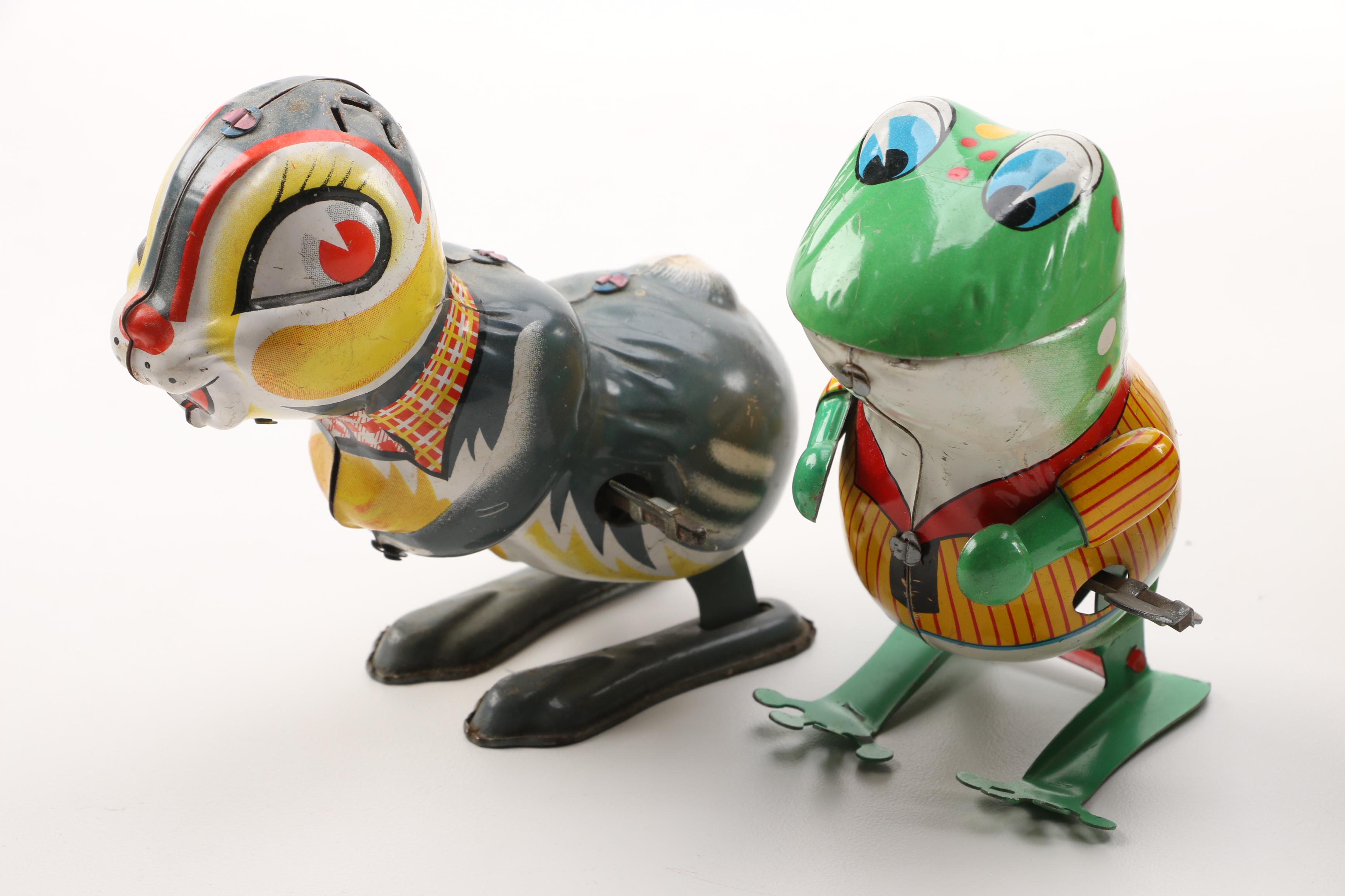 Vintage Mechanical Toys Including "The Jetsons"