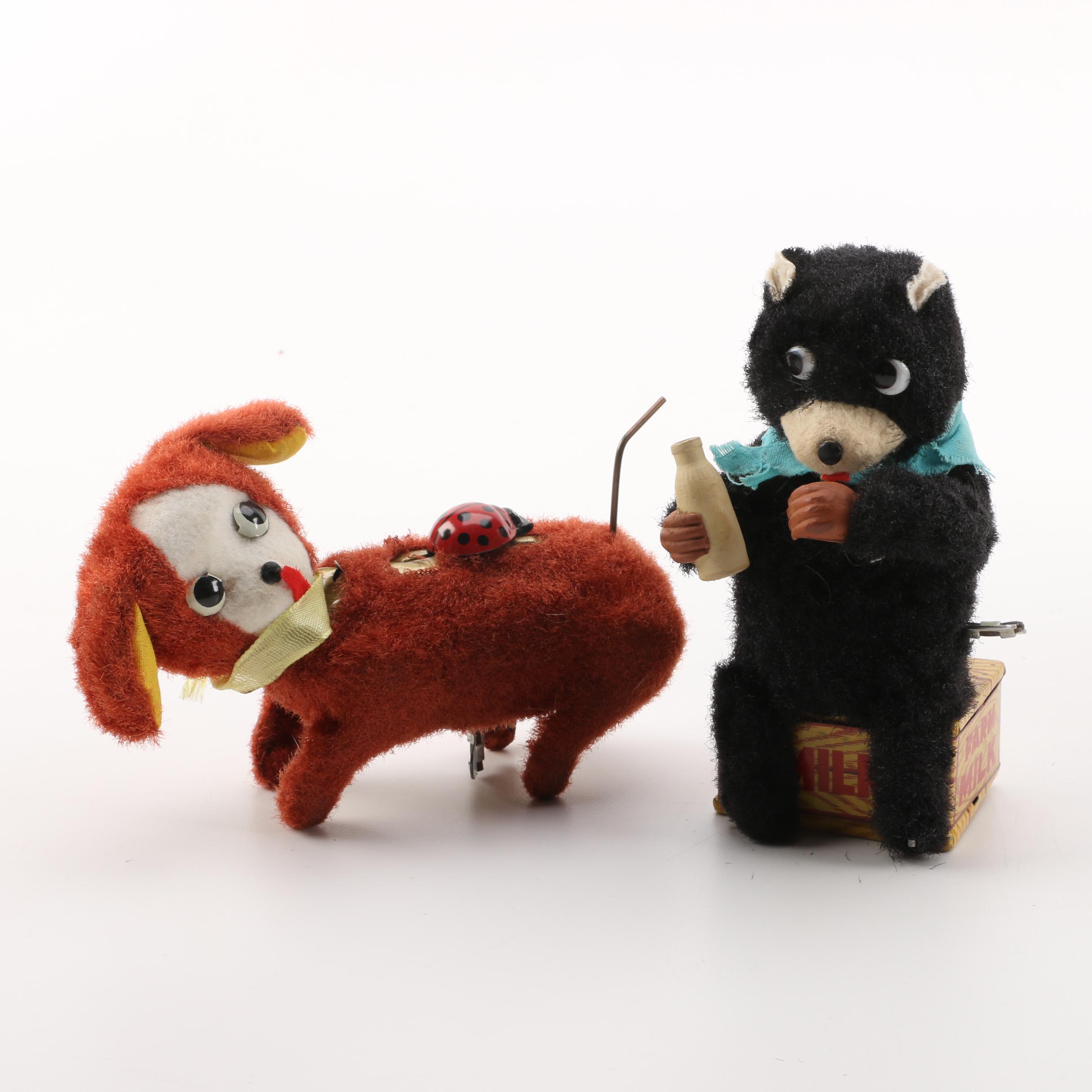 Vintage Mechanical Toys Including "The Jetsons"