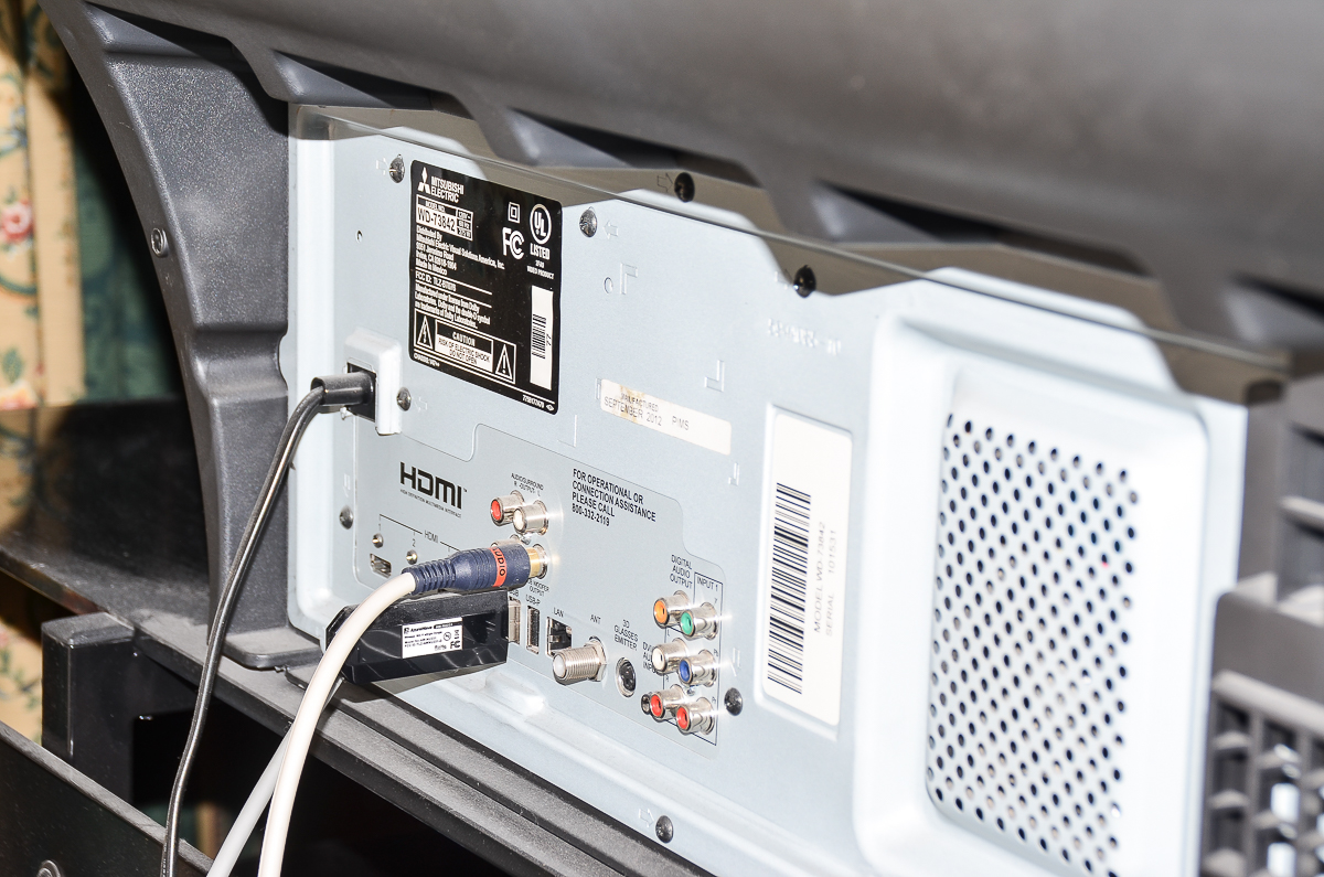 Mitsubishi 73" Rear Projection HDTV with Stand