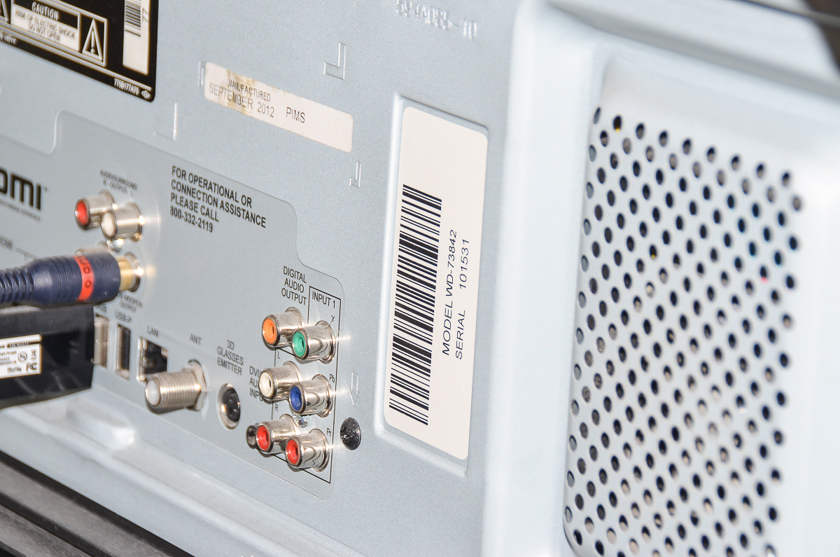 Mitsubishi 73" Rear Projection HDTV with Stand