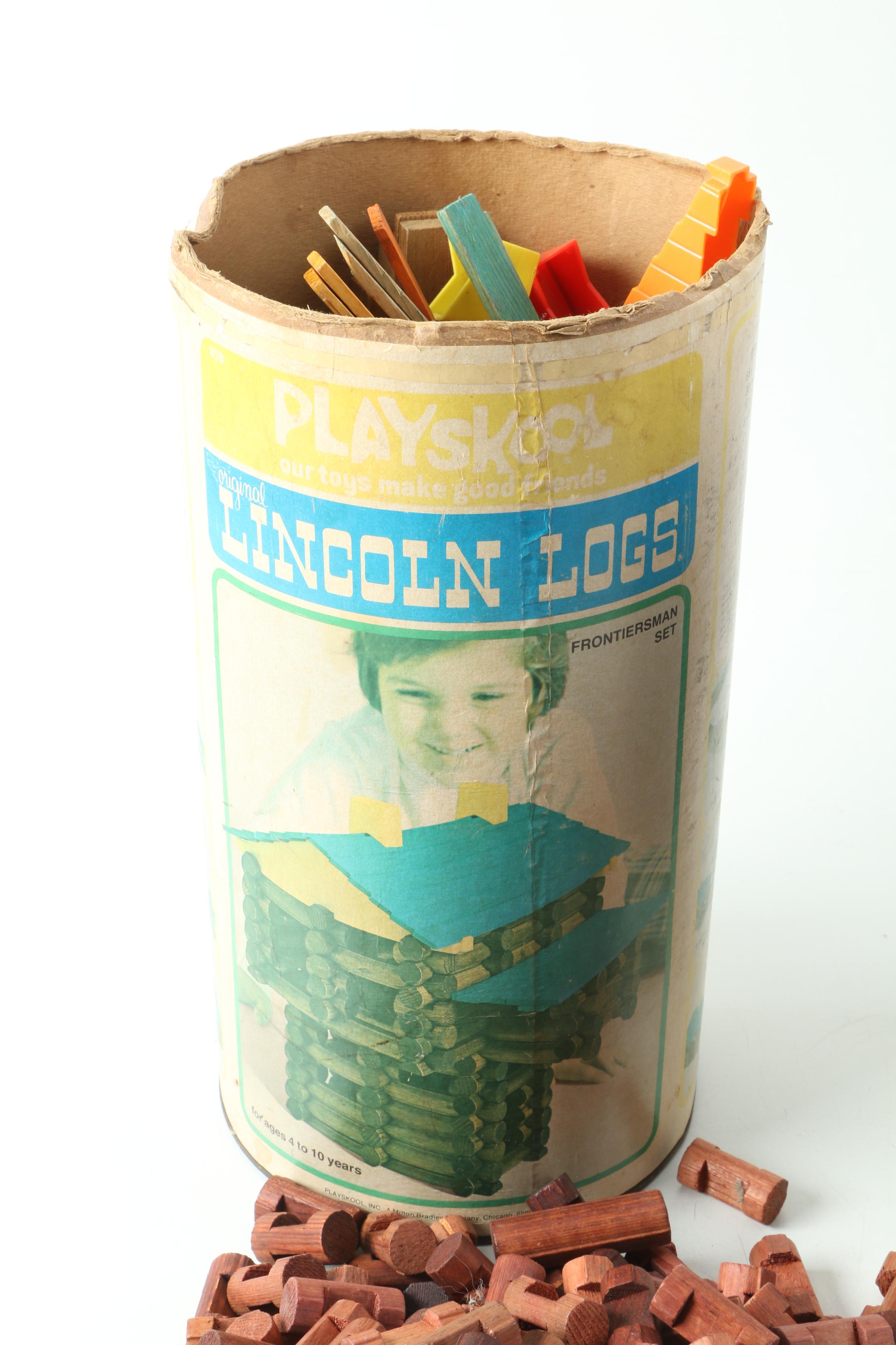 Playskool "Frontiersman" and "Original" Lincoln Logs