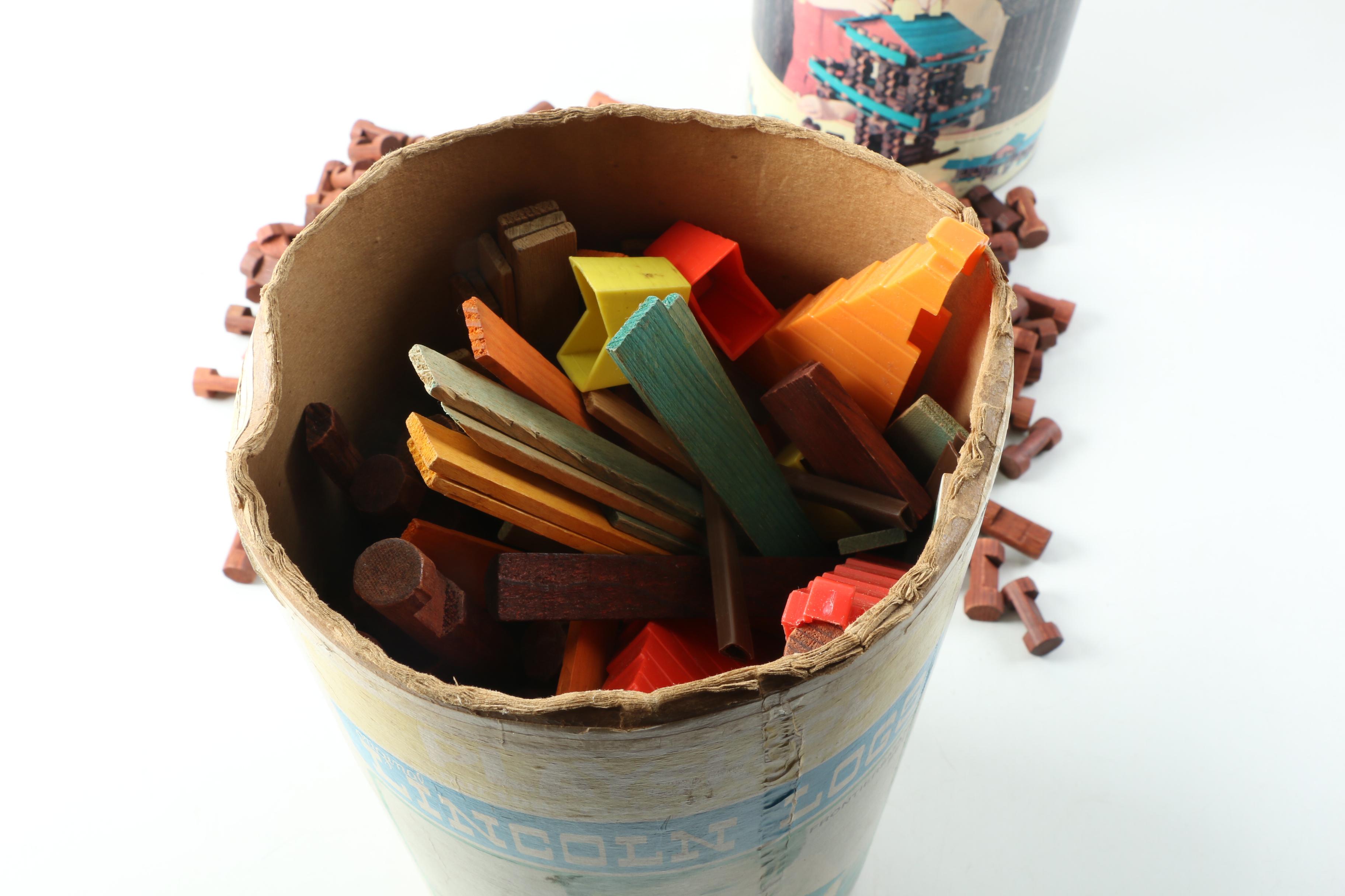 Playskool "Frontiersman" and "Original" Lincoln Logs