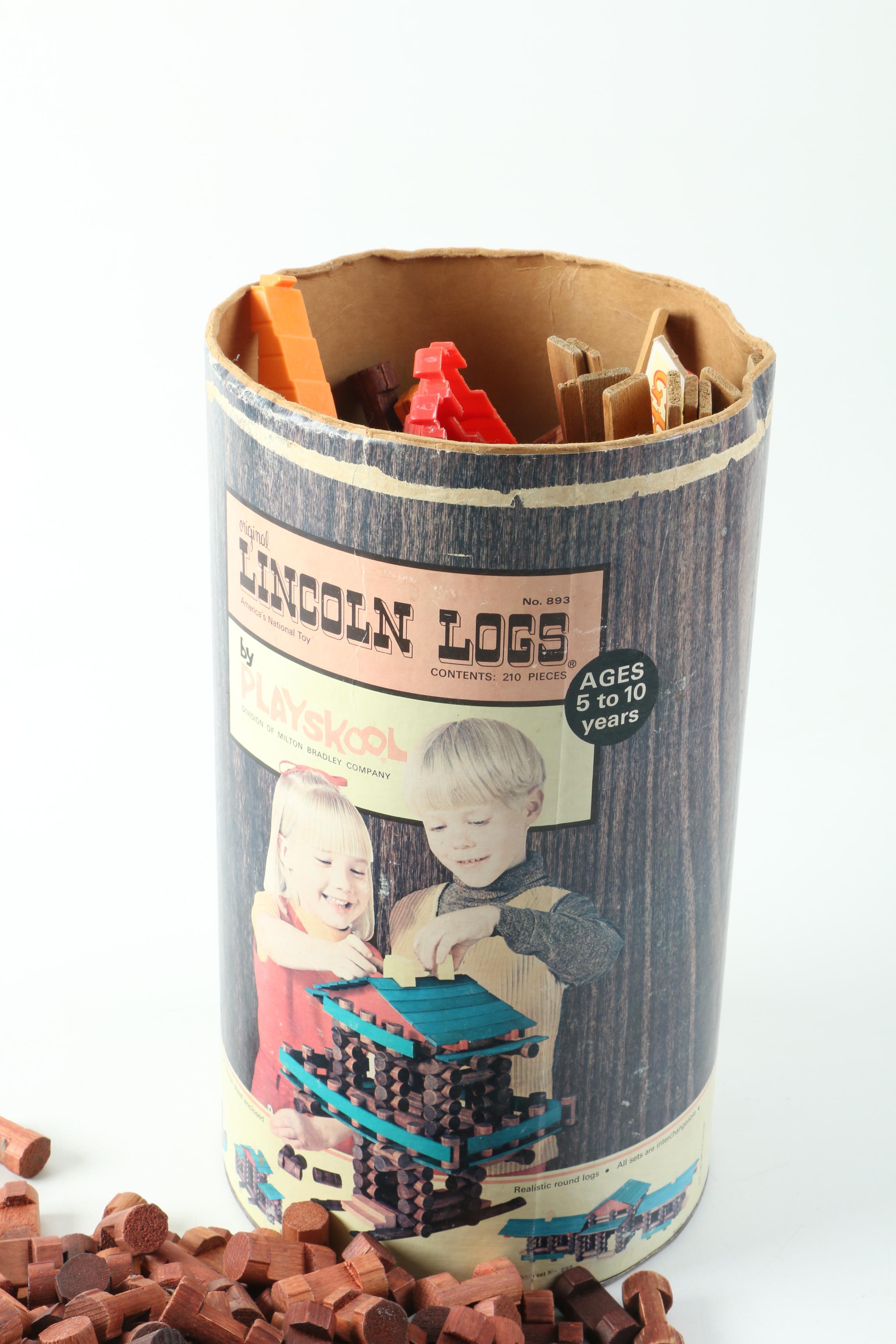 Playskool "Frontiersman" and "Original" Lincoln Logs