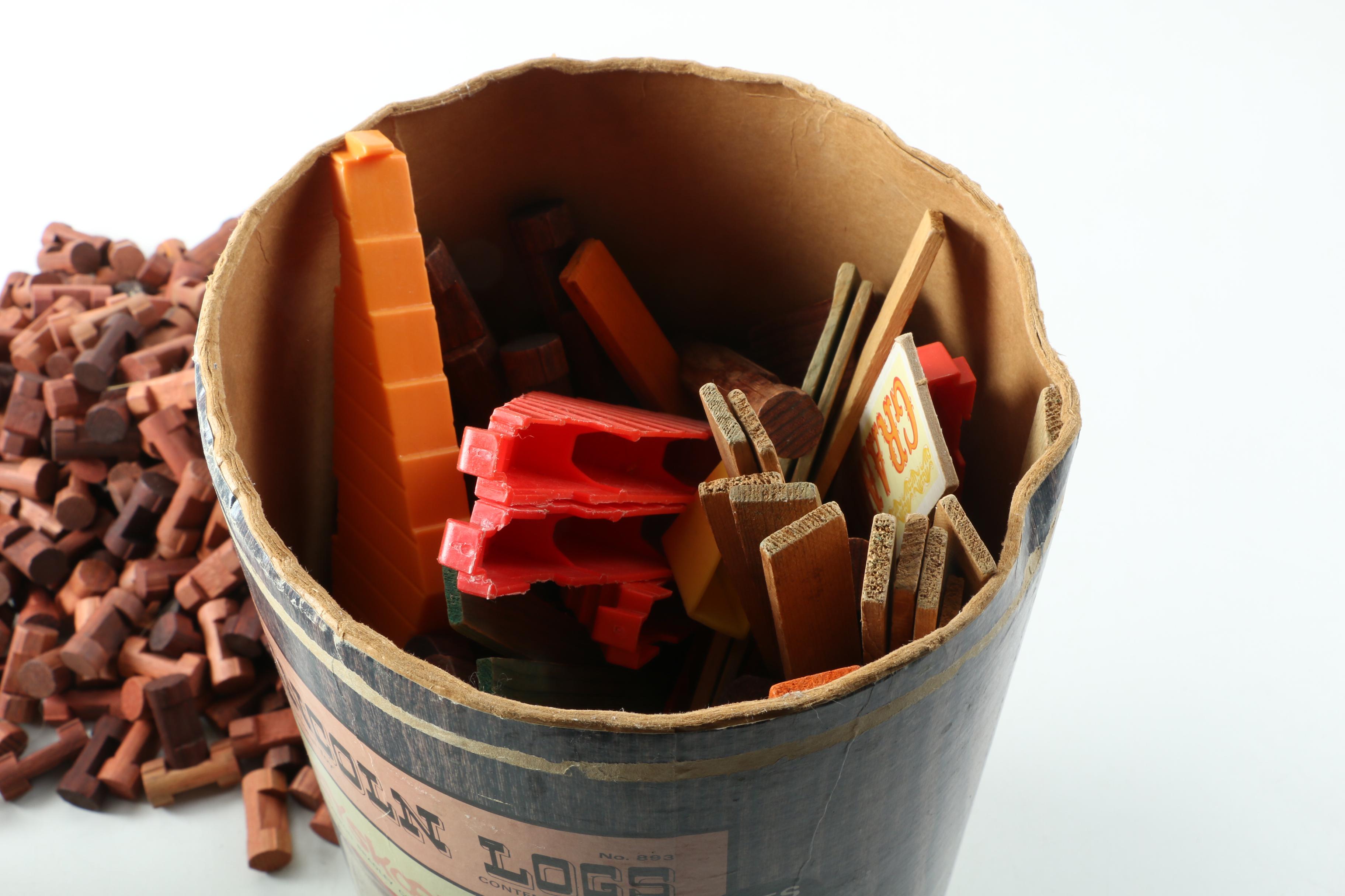 Playskool "Frontiersman" and "Original" Lincoln Logs