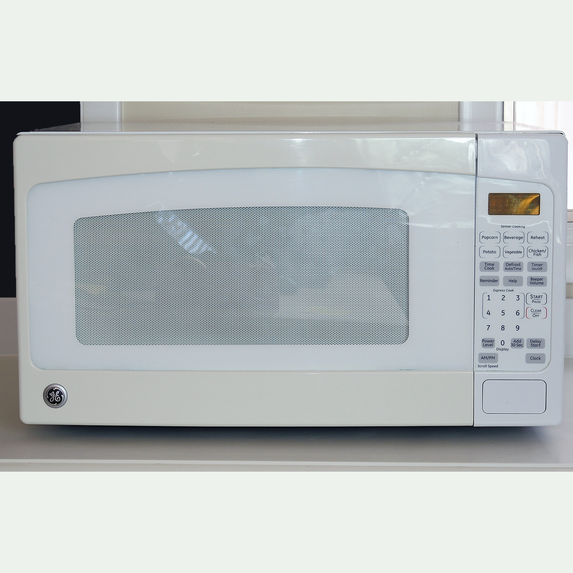 White GE Microwave