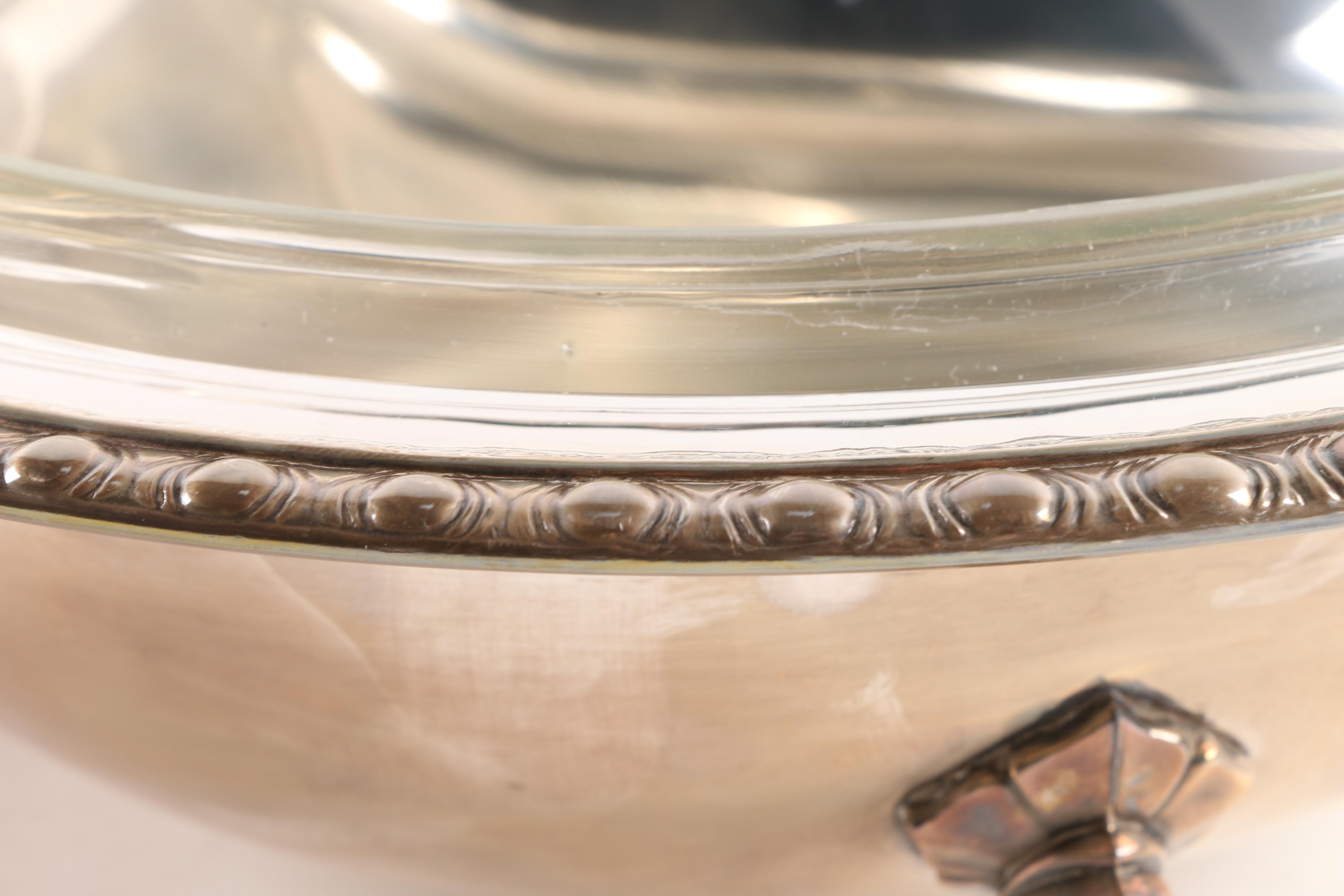 F.B. Rogers Silver Co. Silver Plate Lidded Dish and Other Serveware