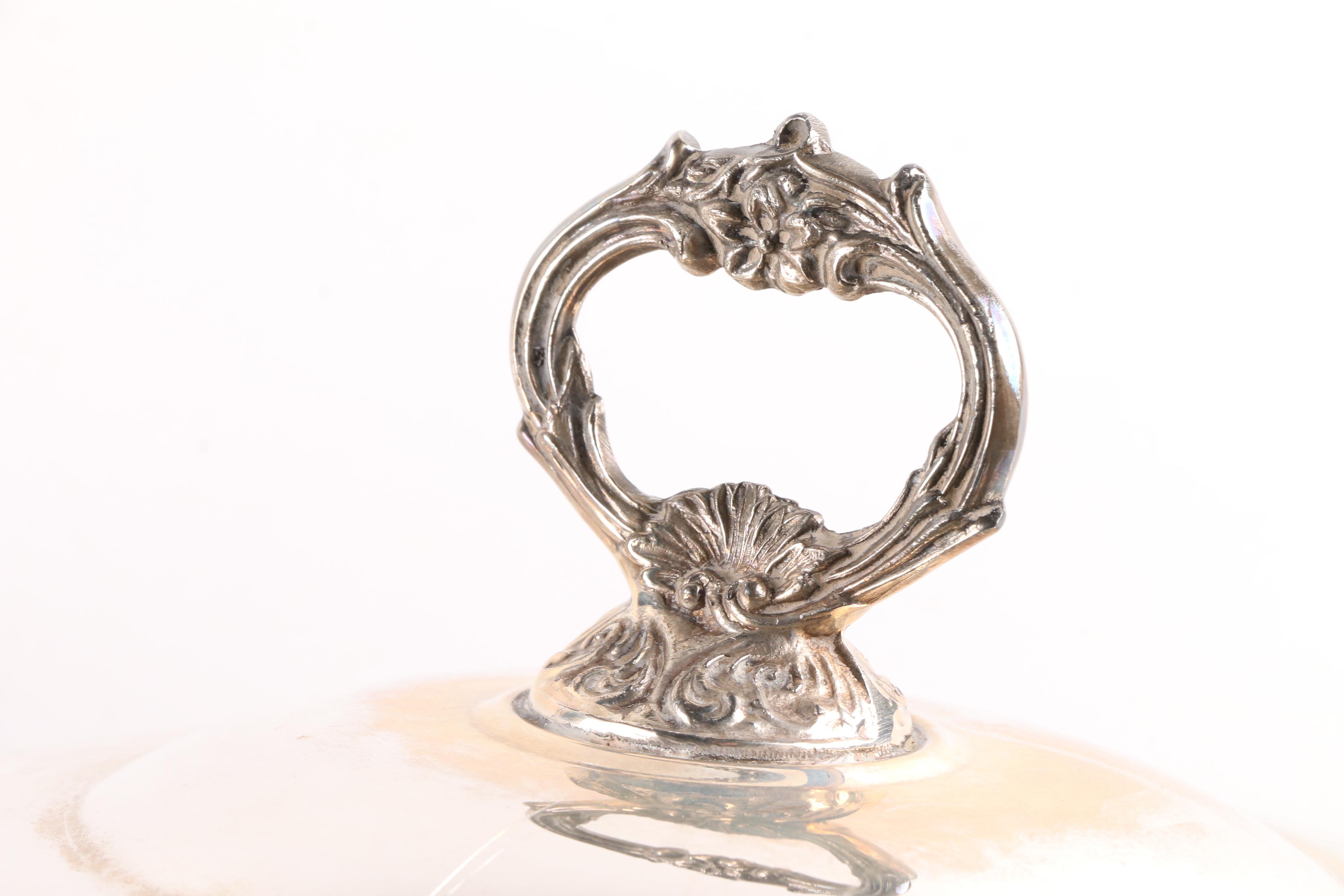 F.B. Rogers Silver Co. Silver Plate Lidded Dish and Other Serveware