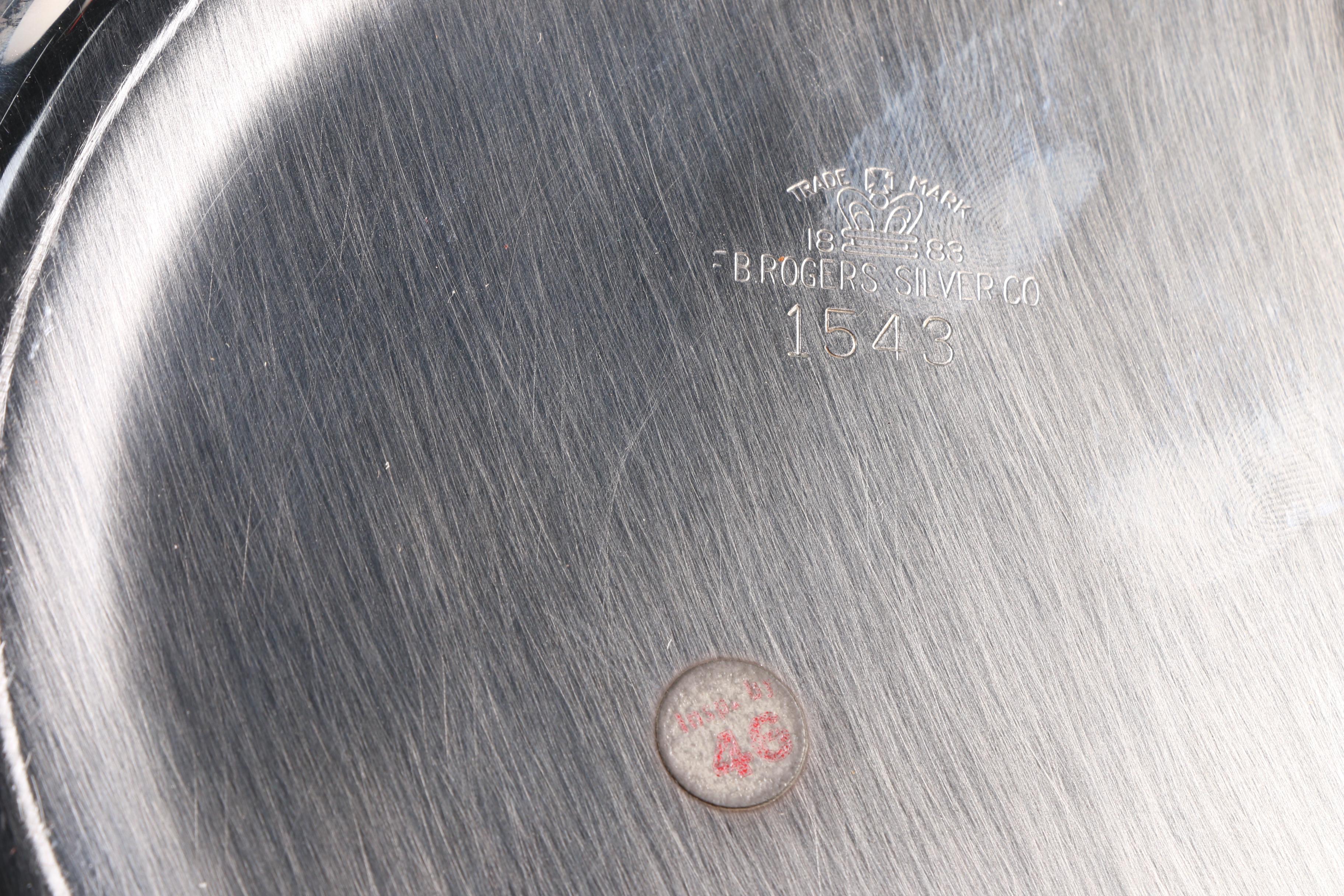 F.B. Rogers Silver Co. Silver Plate Lidded Dish and Other Serveware