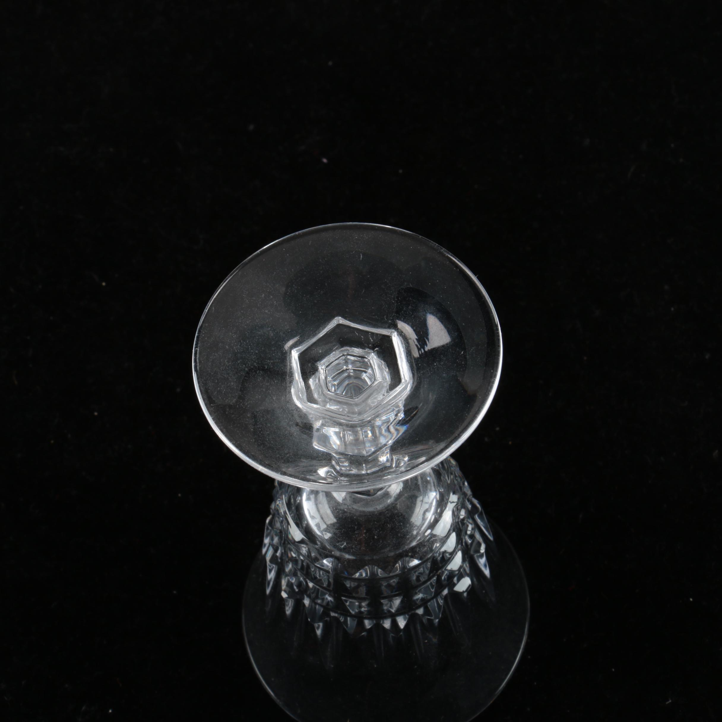 Waterford Crystal Decanter and Cordial Glasses