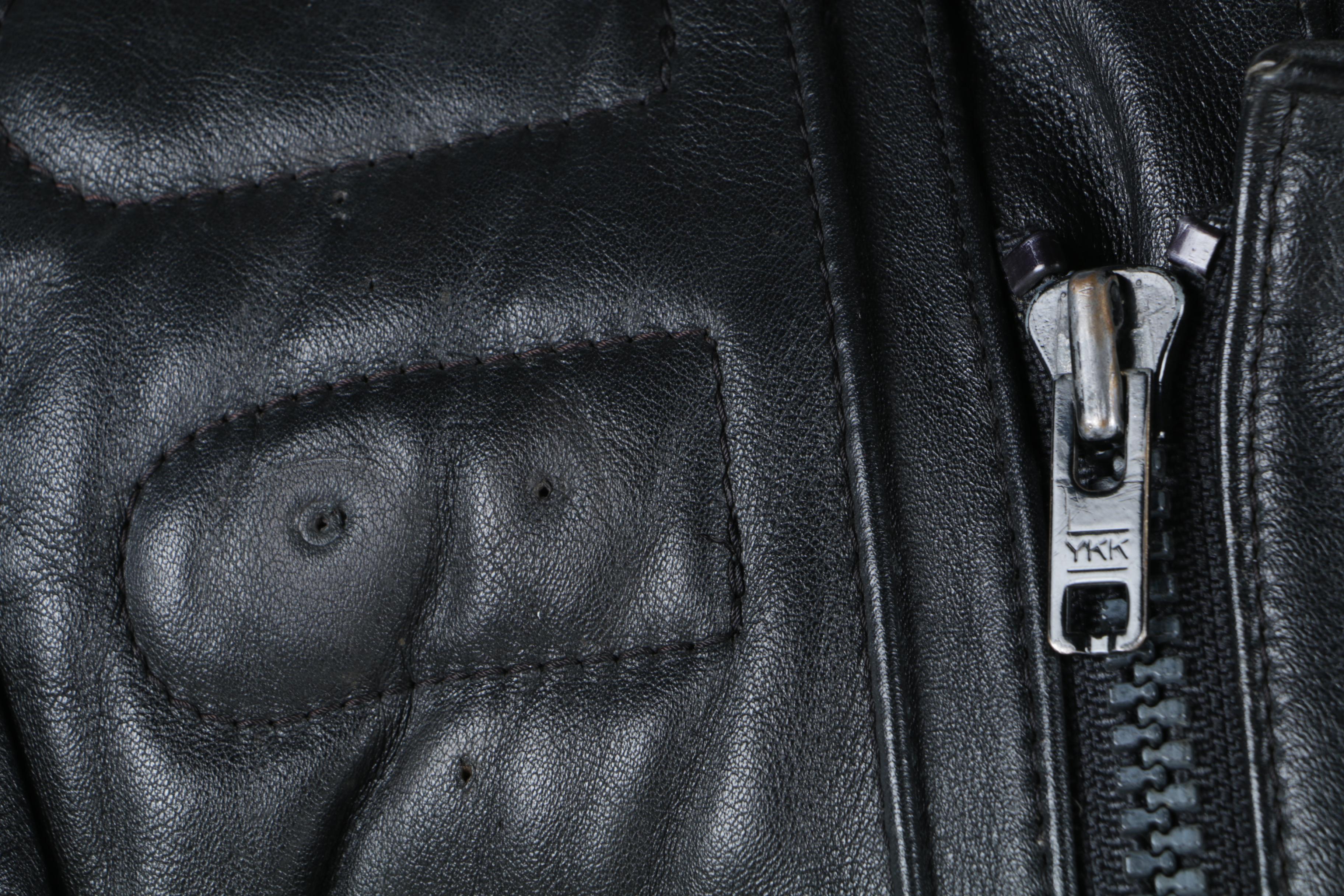 Men's Hein Gericke for Harley-Davidson Black Leather Motorcycle Jacket