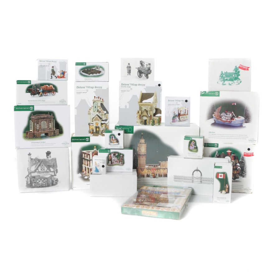 Department 56 "Dickens Village" Christmas Village Buildings and Figurines