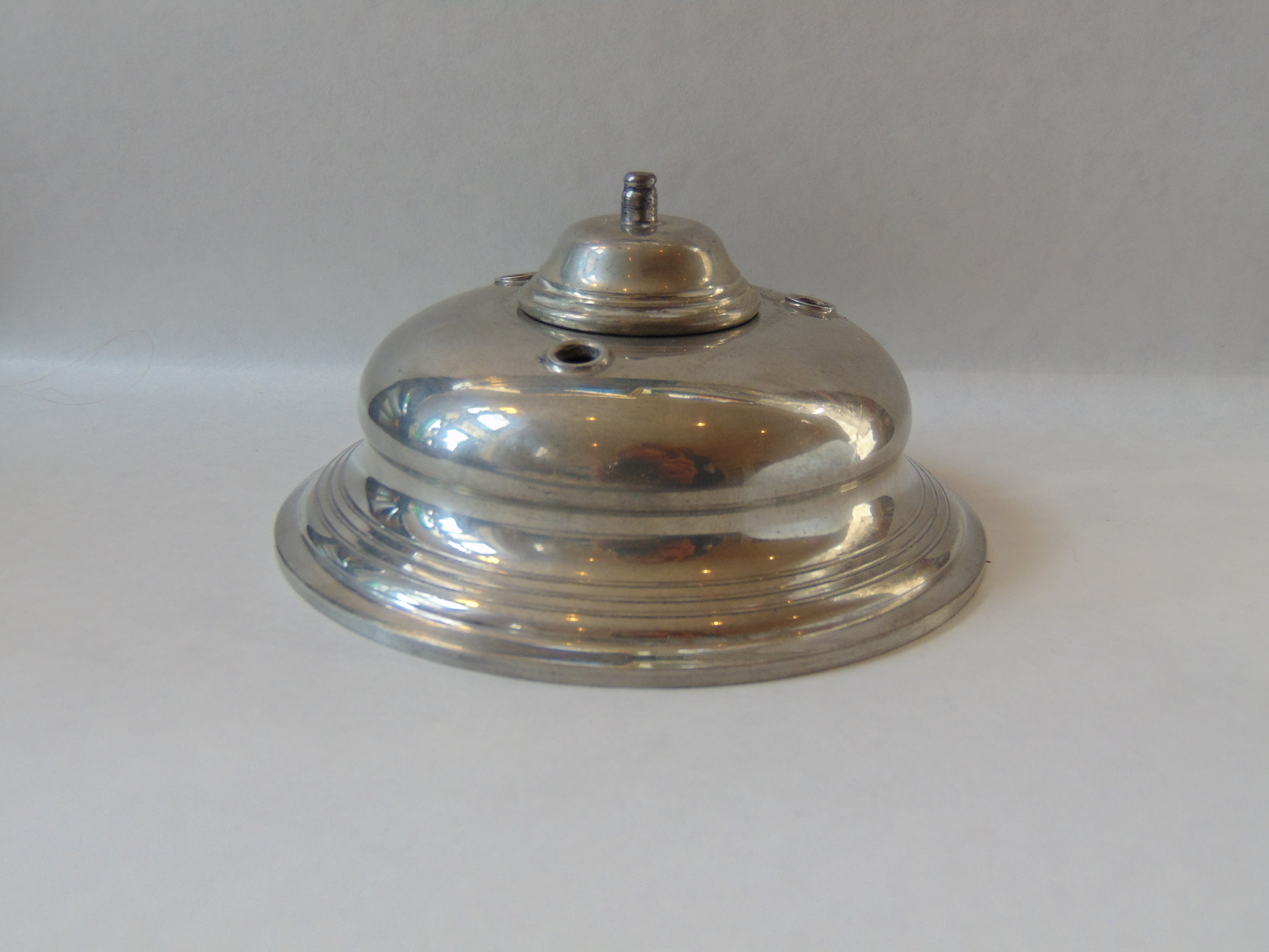 Stieff Pewter Inkwell from the Williamsburg Restoration Collection