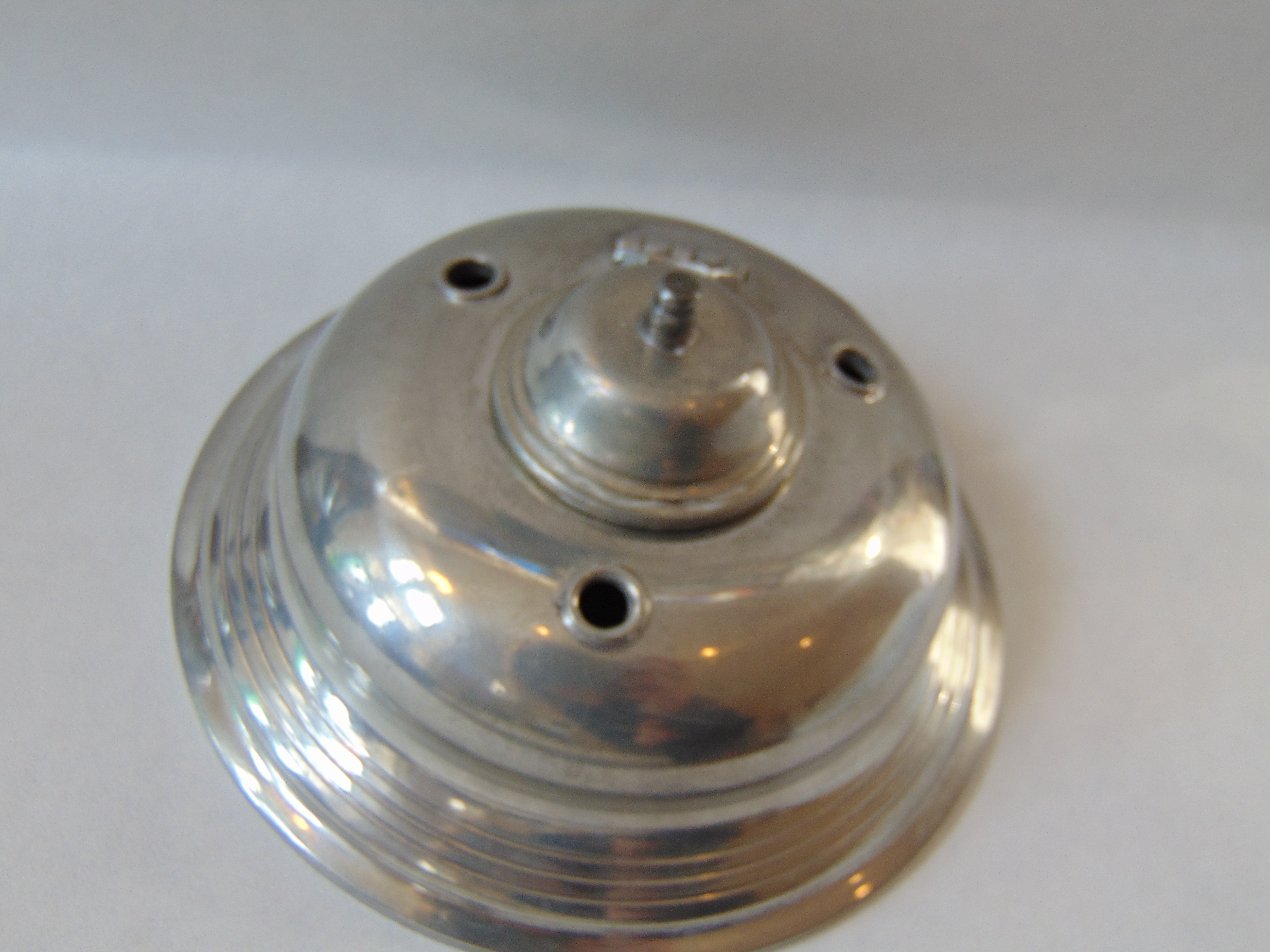 Stieff Pewter Inkwell from the Williamsburg Restoration Collection