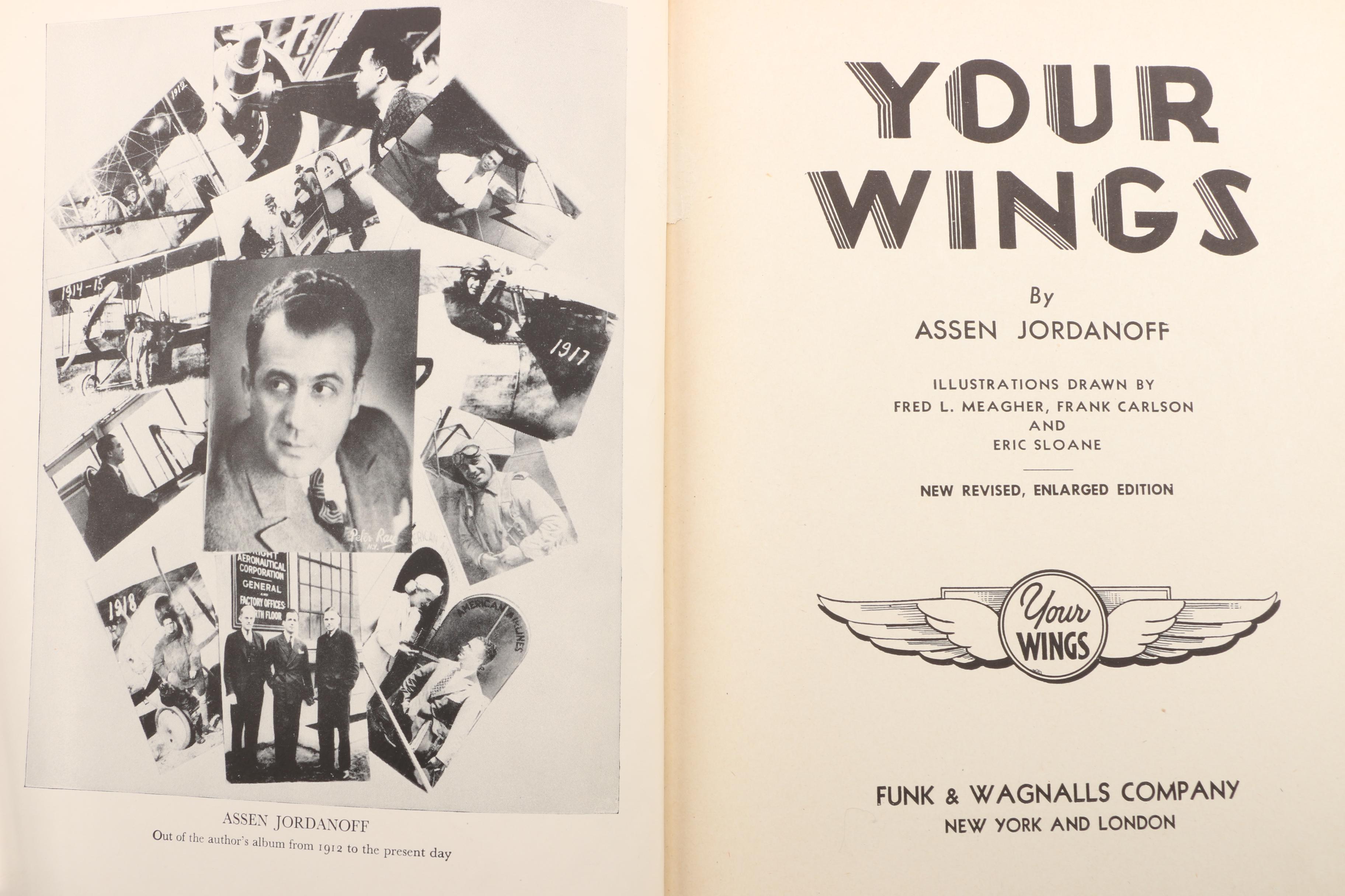 "Aviation" Volumes 1-6 and Three Vintage Aviation Books by Assen Jordanoff