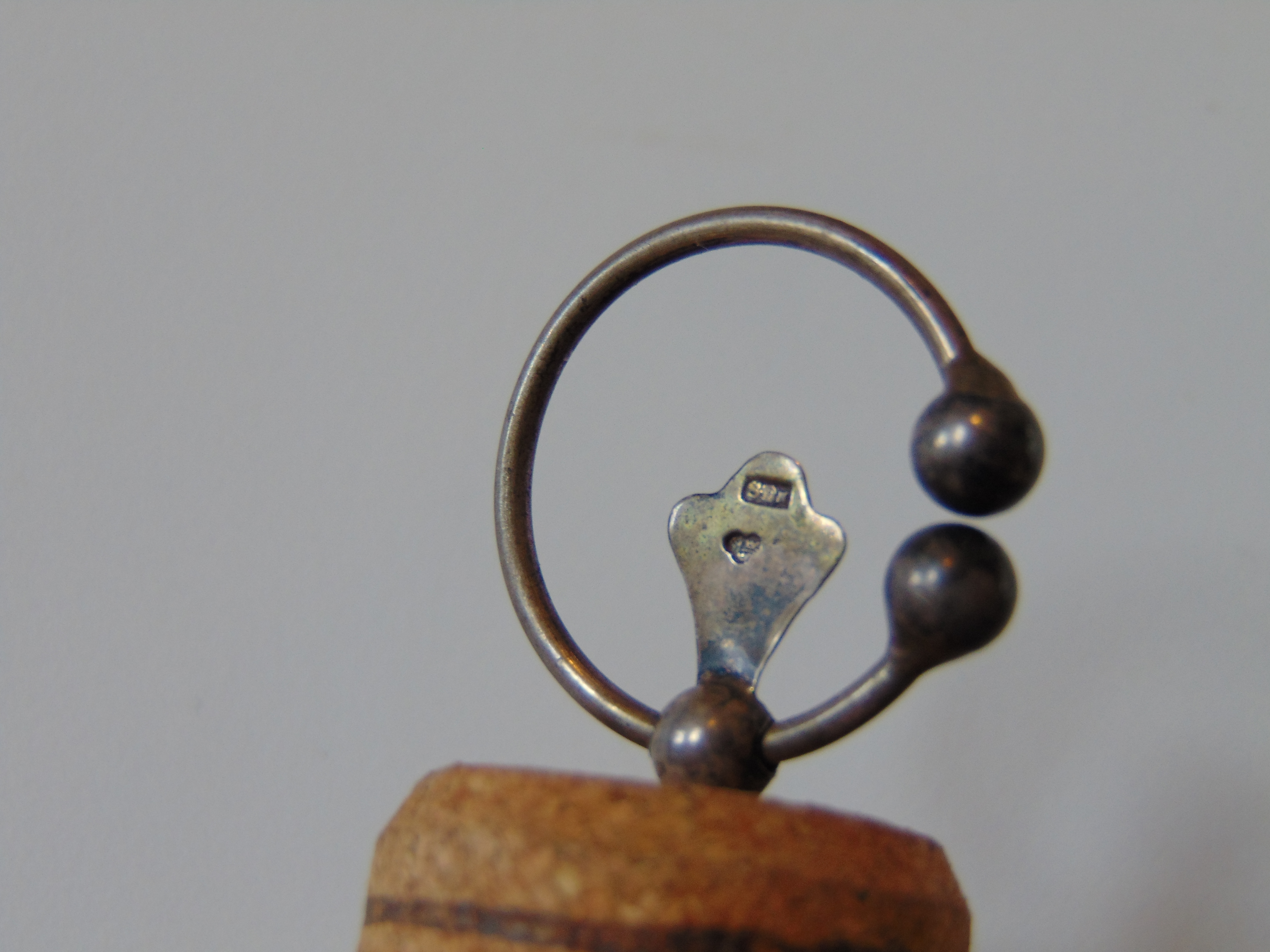 Swedish 830 Silver Moscato d'Asti Cork and Other Barware