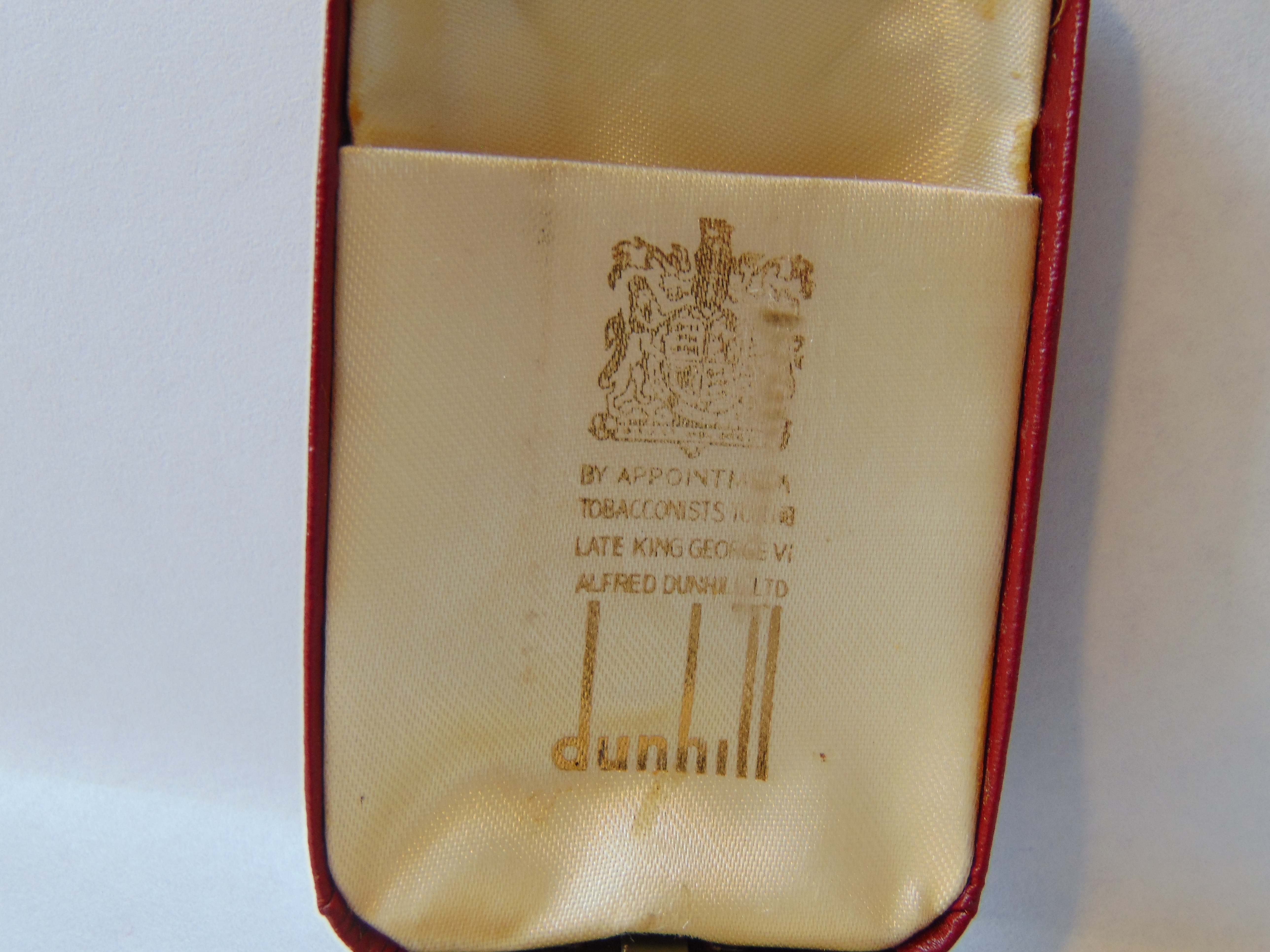 1950s Dunhill Rollagas Silver Plate Lighter with Presentation Case