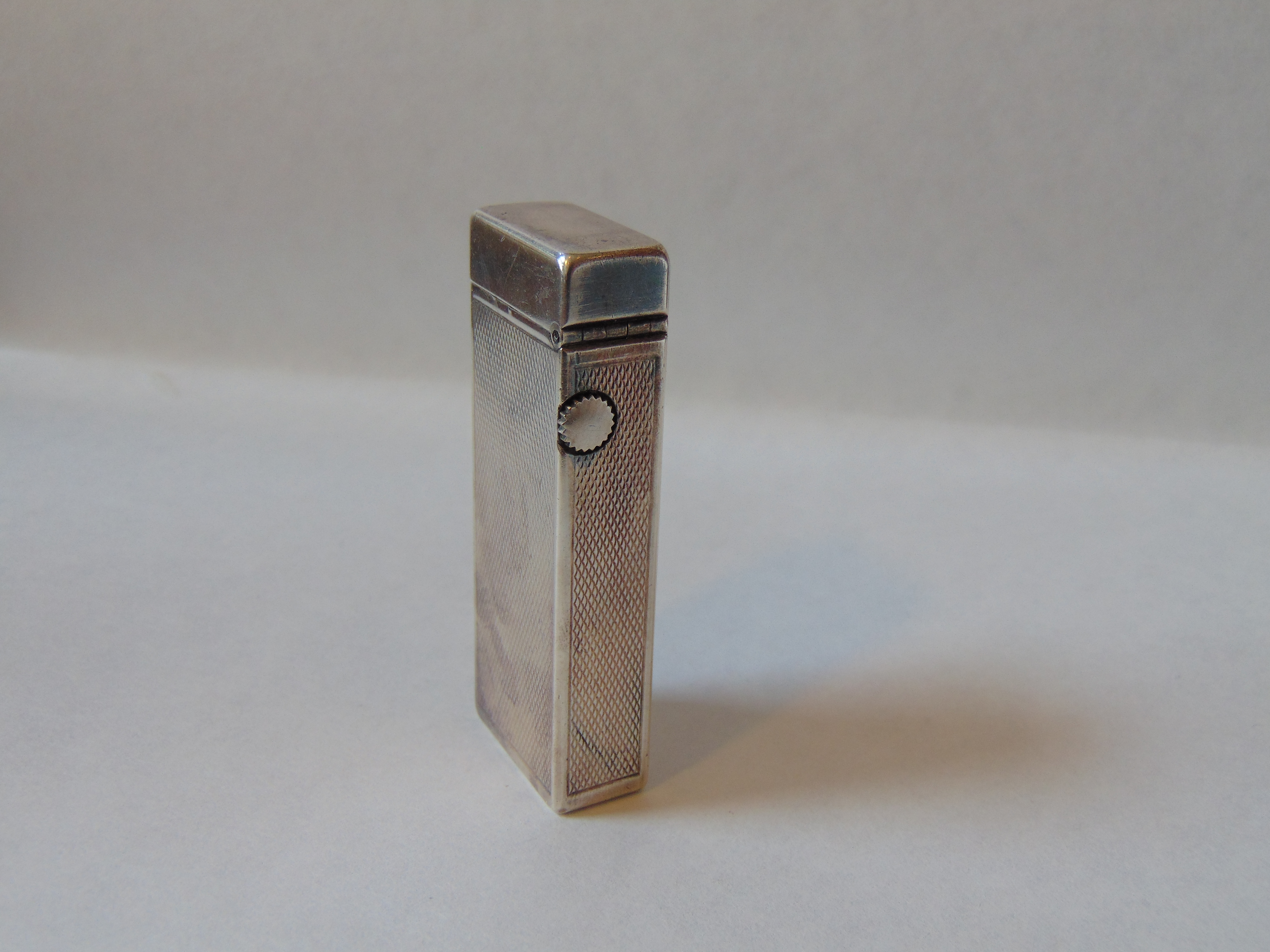 1950s Dunhill Rollagas Silver Plate Lighter with Presentation Case