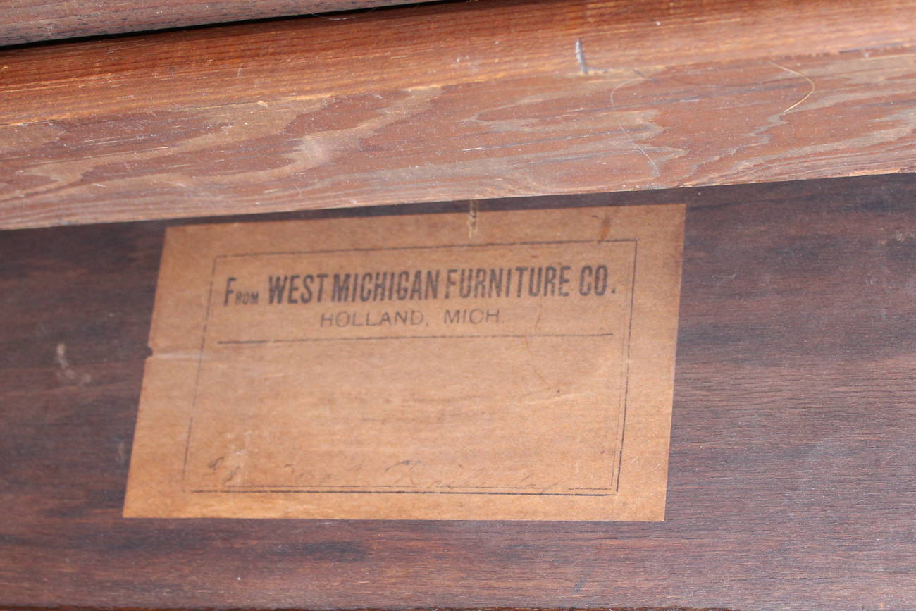 Antique West Michigan Furniture Company Bed Frame