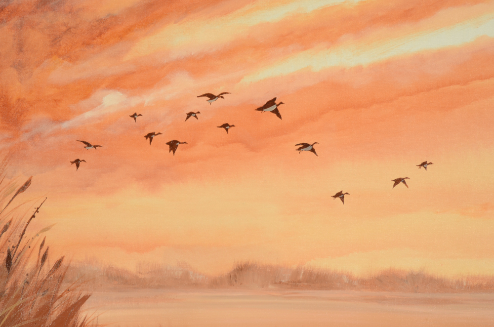 Peter Colby Oil Painting on Canvas of Abstract Landscape