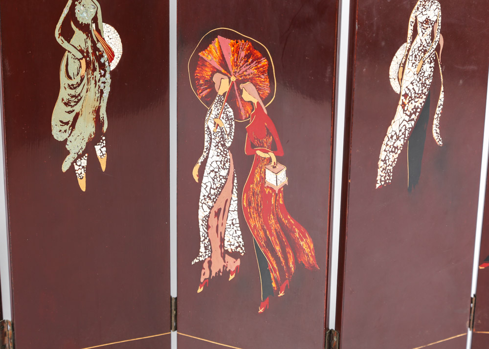 Vintage Tabletop Screen