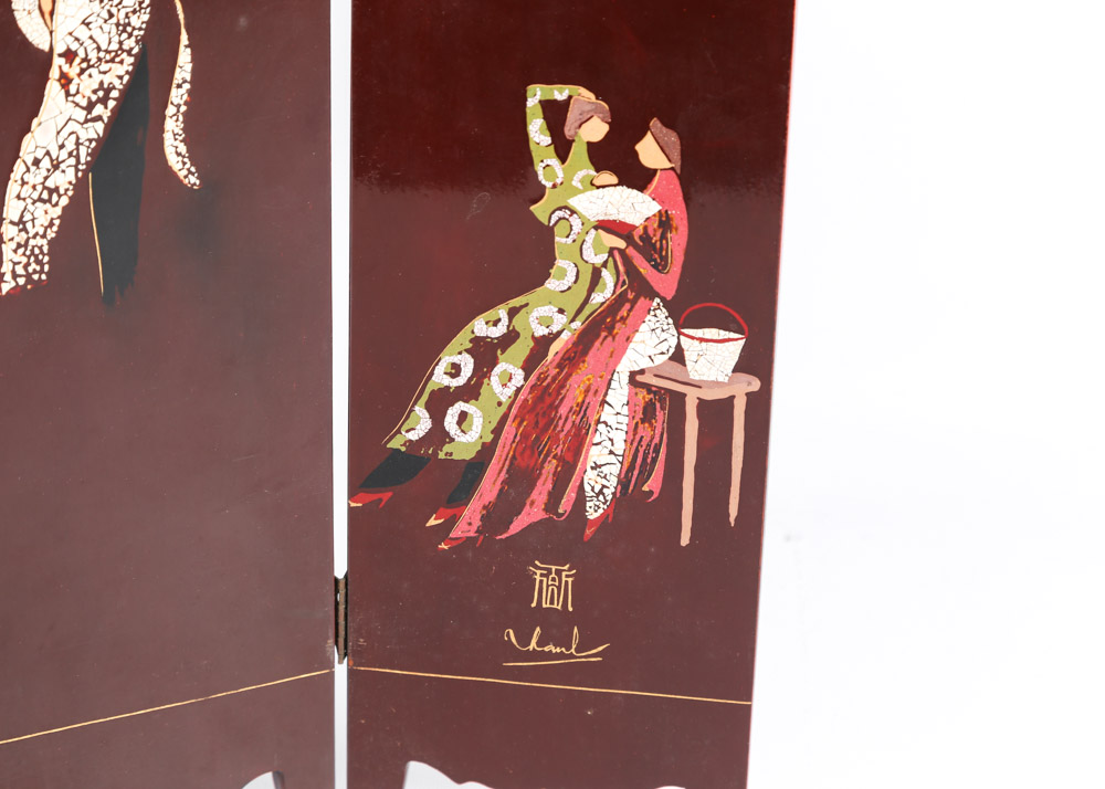 Vintage Tabletop Screen