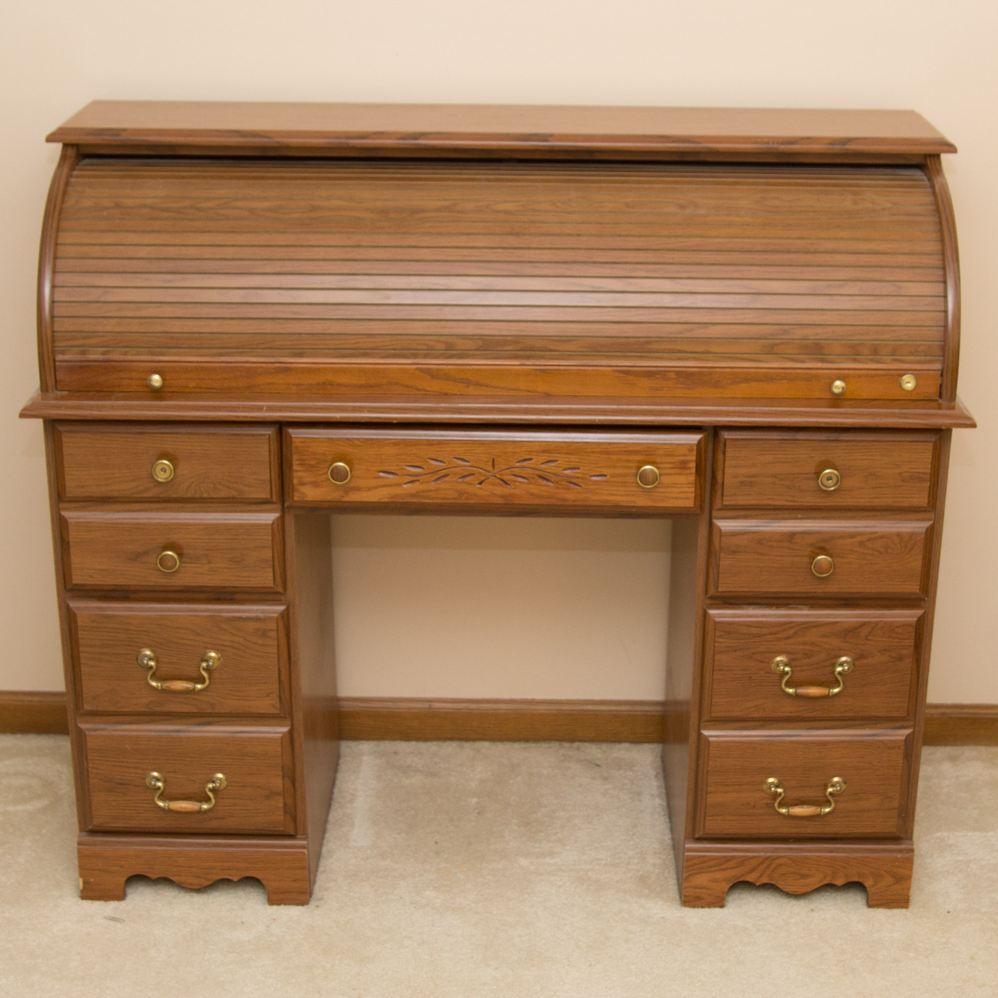 Vintage Roll Top Desk