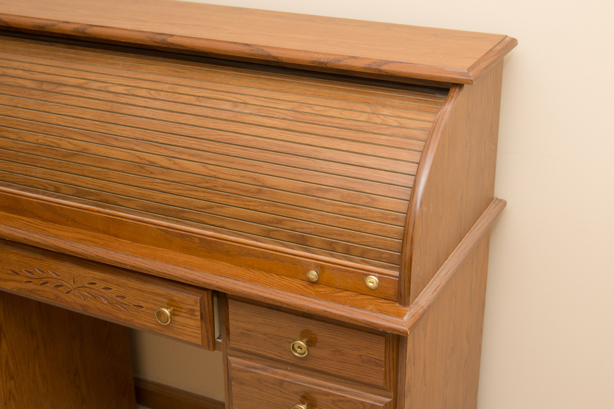 Vintage Roll Top Desk
