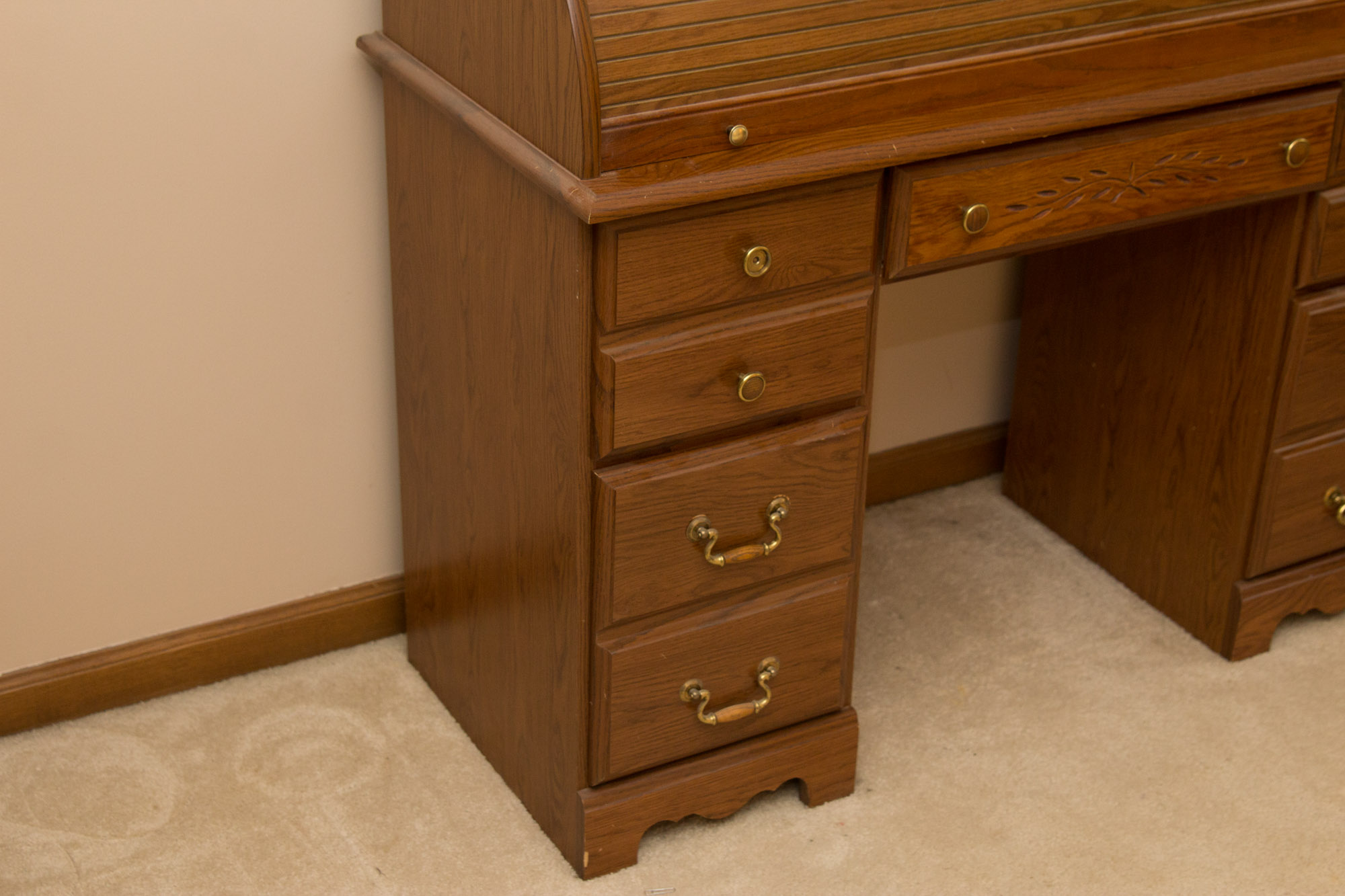 Vintage Roll Top Desk