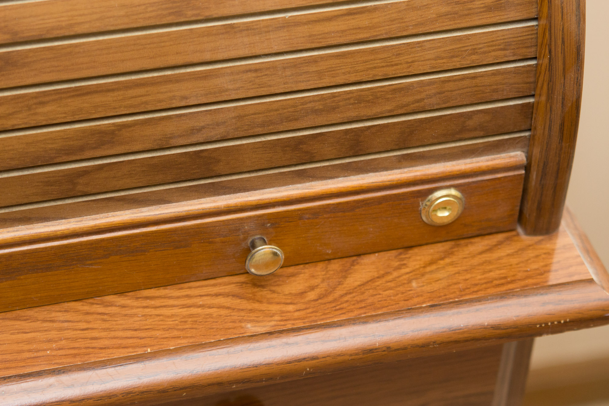 Vintage Roll Top Desk