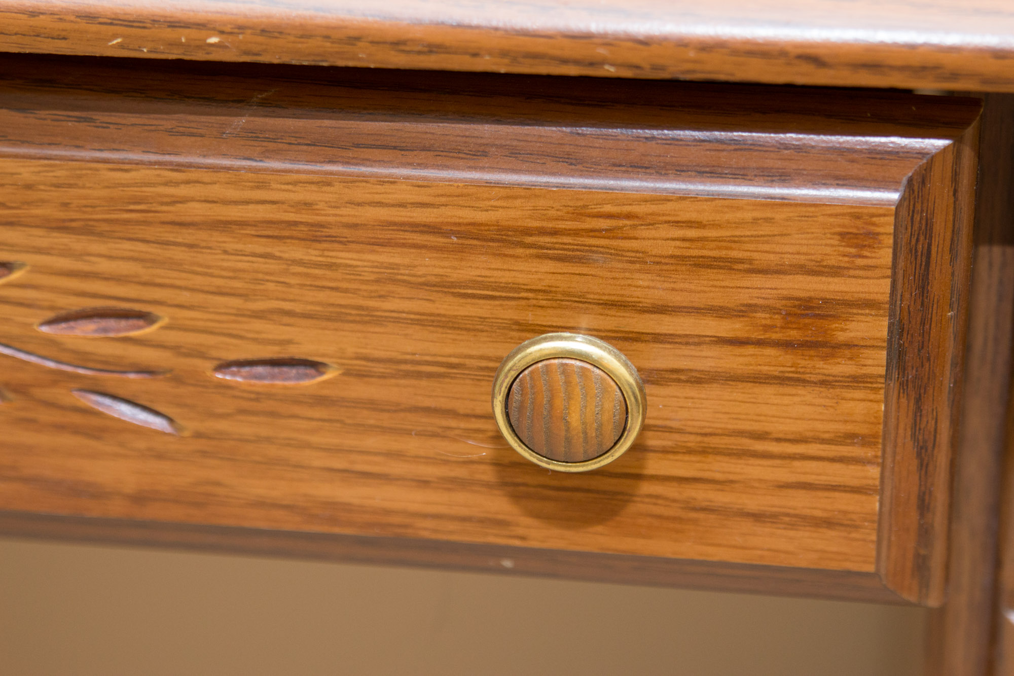 Vintage Roll Top Desk