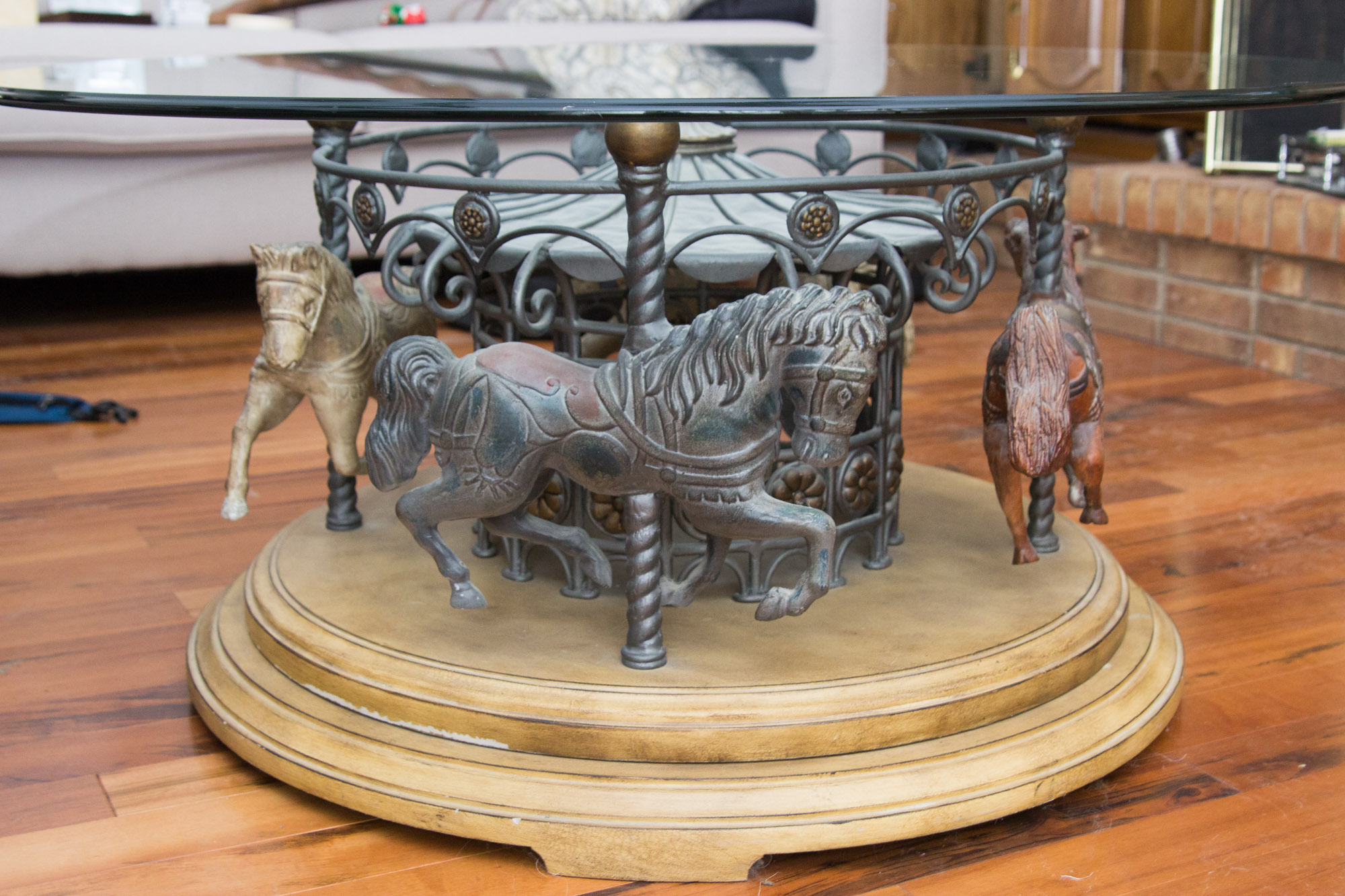 Carousel Horse Coffee Table