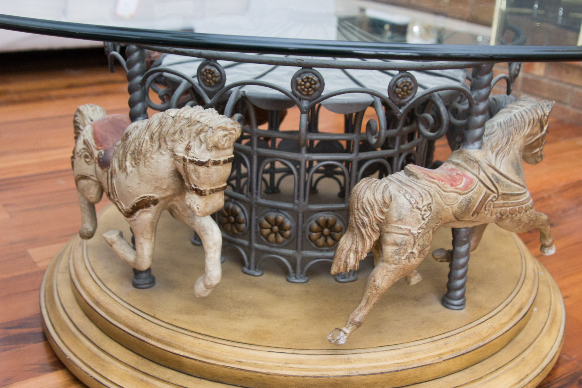 Carousel Horse Coffee Table
