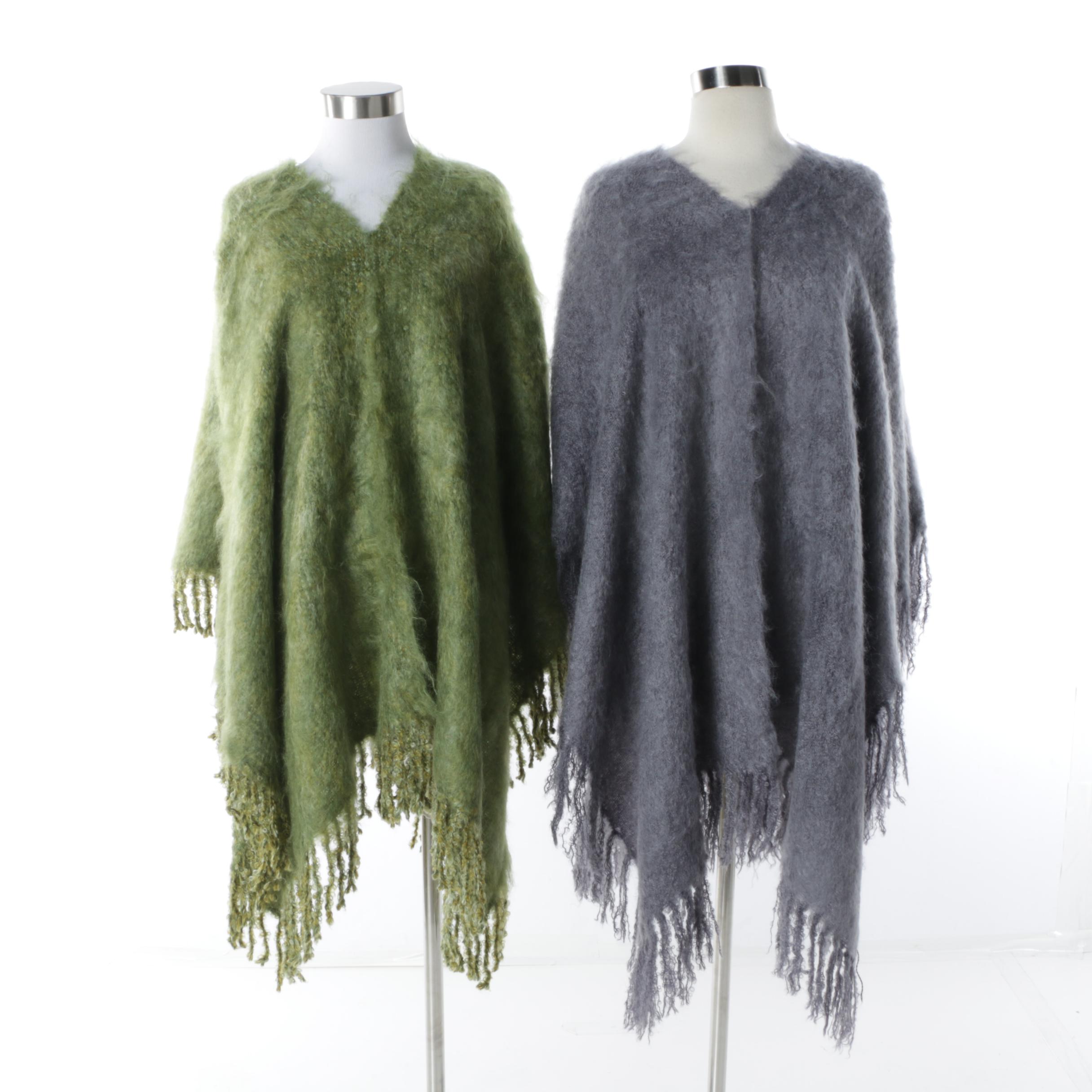 Baby Mo South Fine African Mohair Ponchos