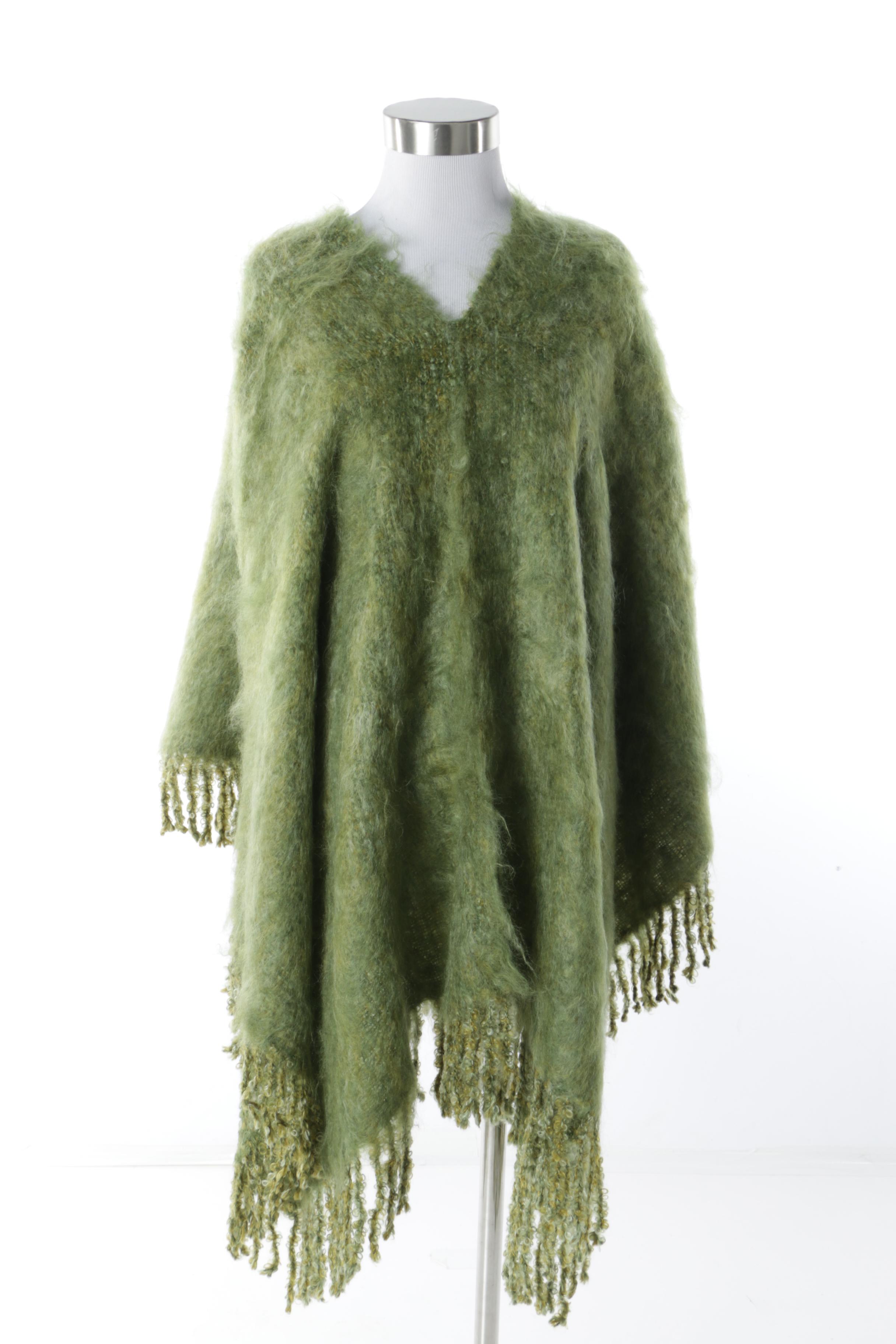 Baby Mo South Fine African Mohair Ponchos