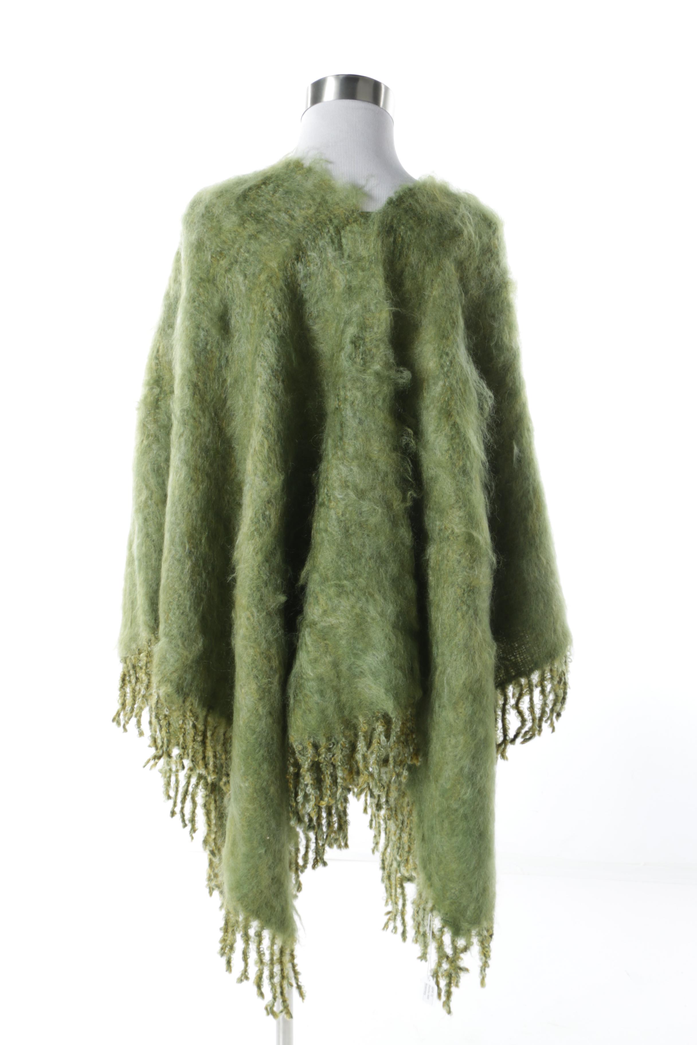 Baby Mo South Fine African Mohair Ponchos