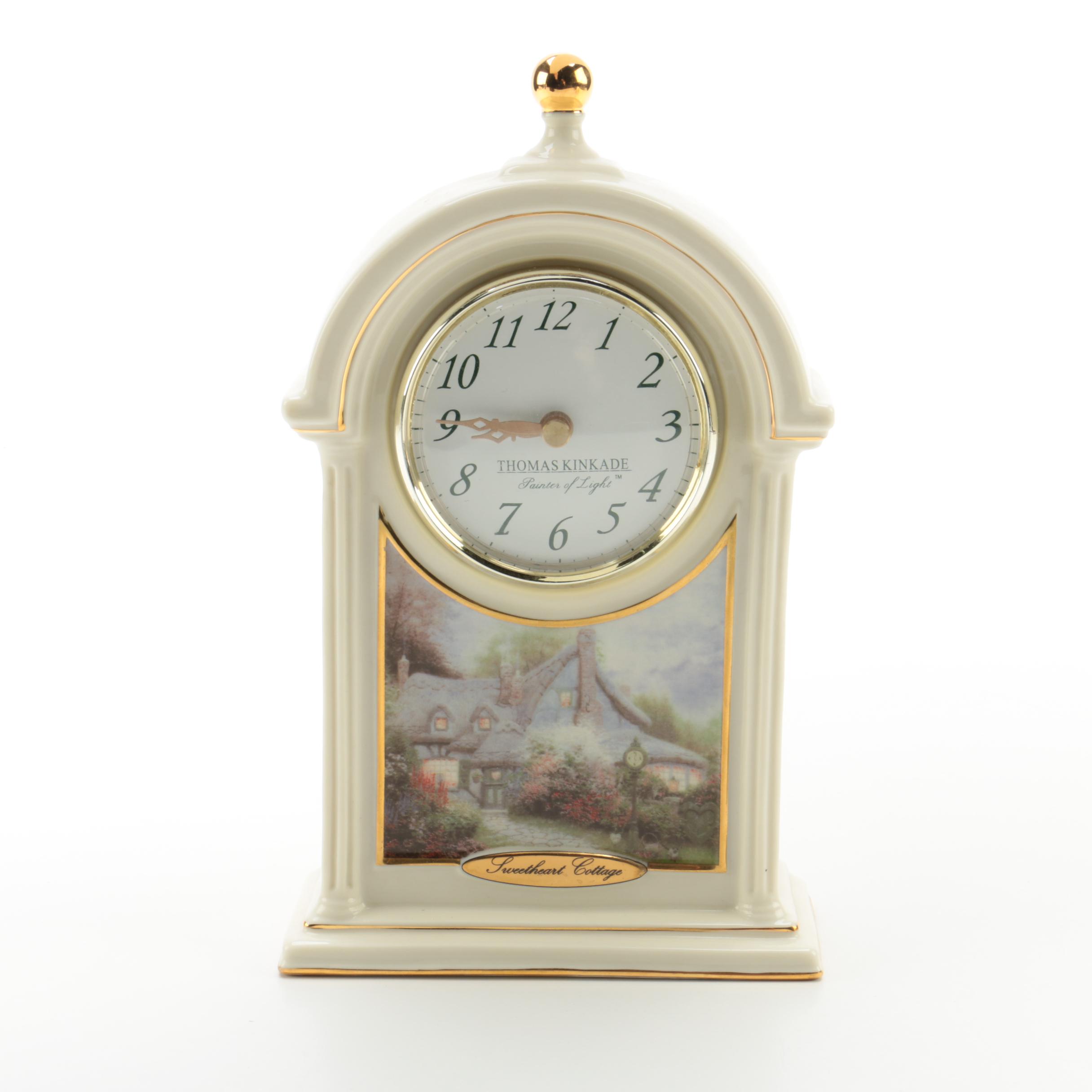 Thomas Kinkade Music Box and Clock