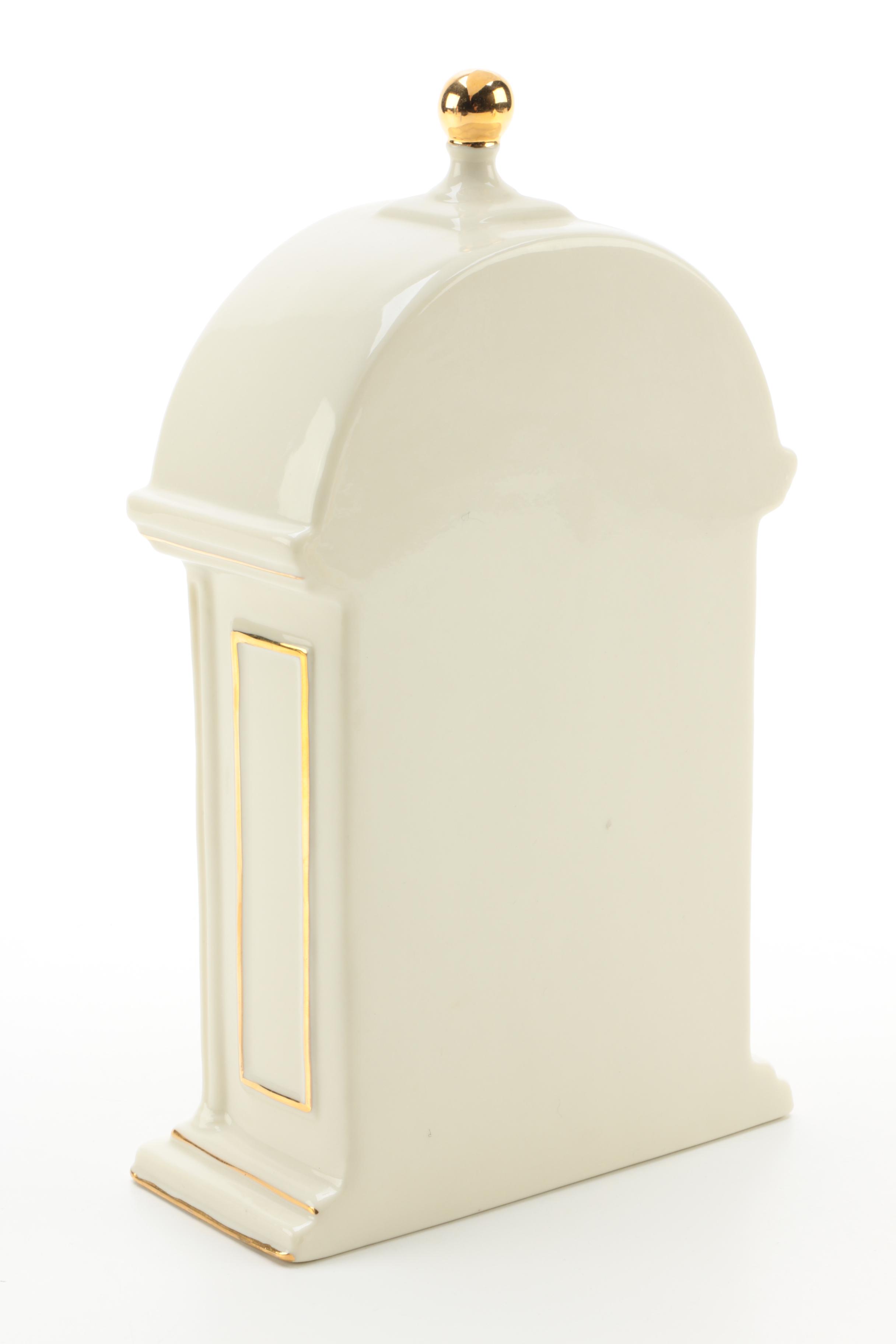 Thomas Kinkade Music Box and Clock