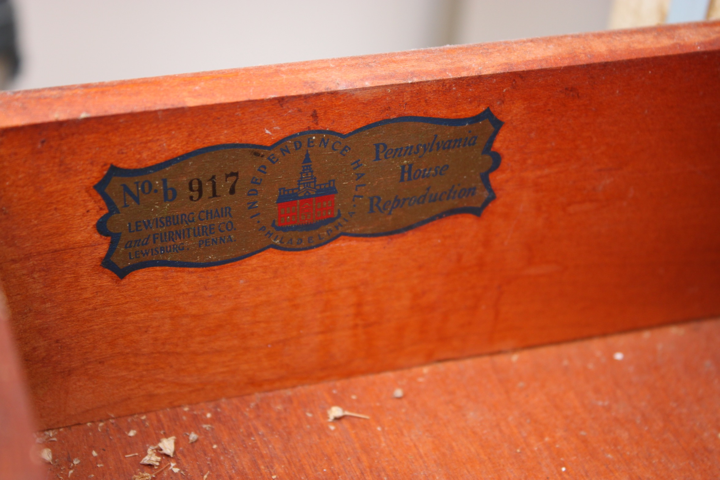 Vintage Pennsylvania House Antique Reproduction Secretary