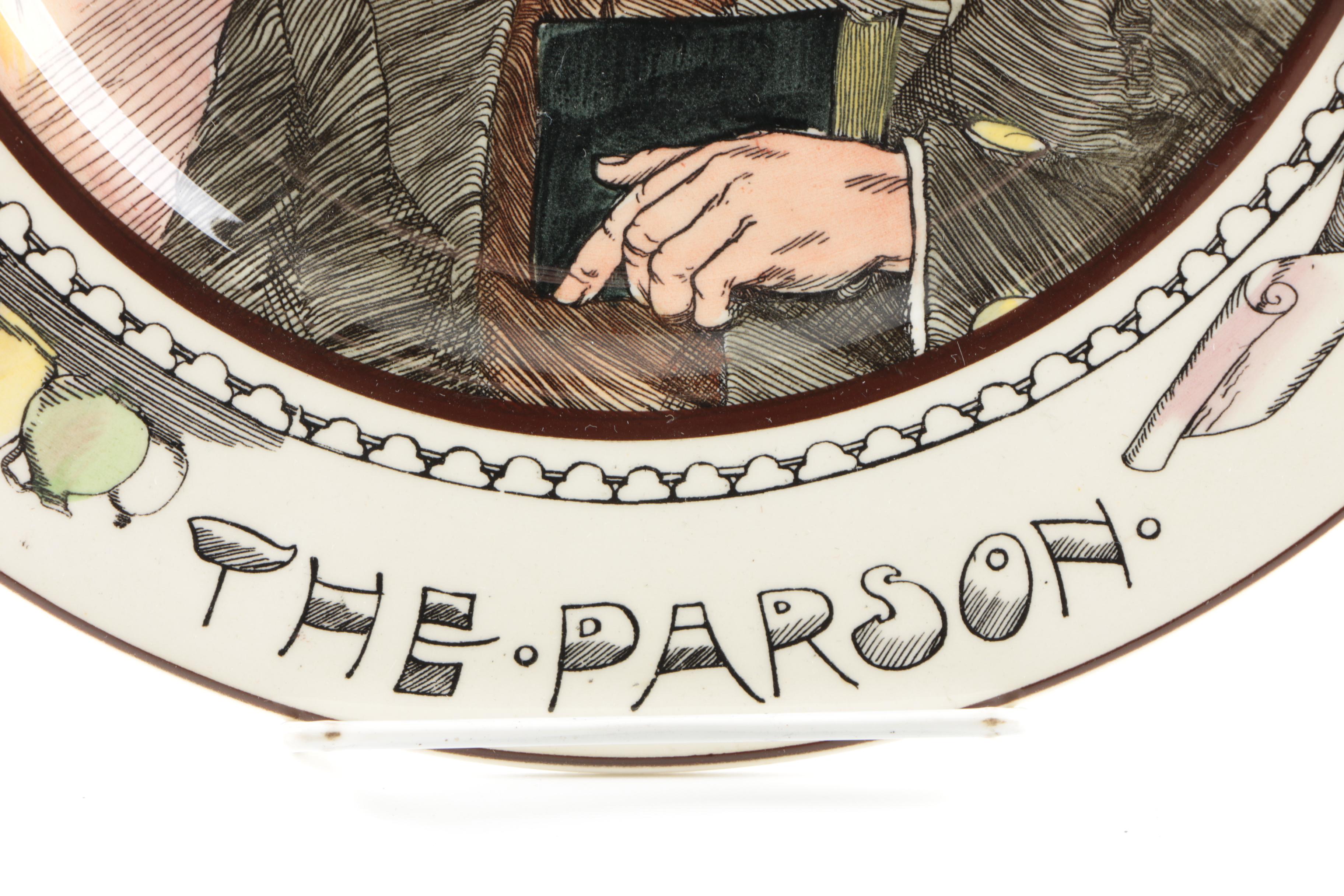 Vintage Royal Doulton "The Parson" Plate D6280