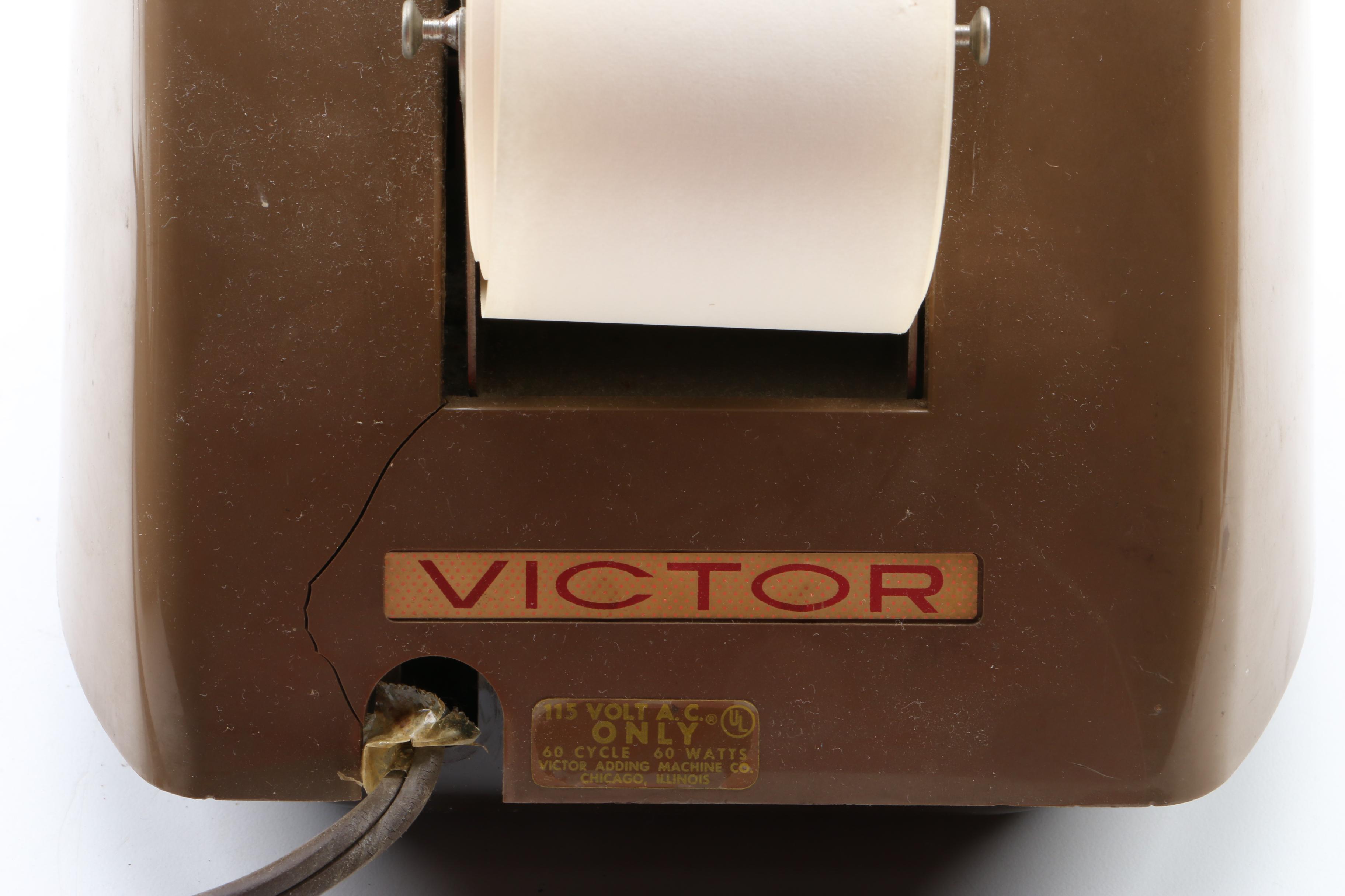 Vintage Victor Adding Machine Co. Adding Machine