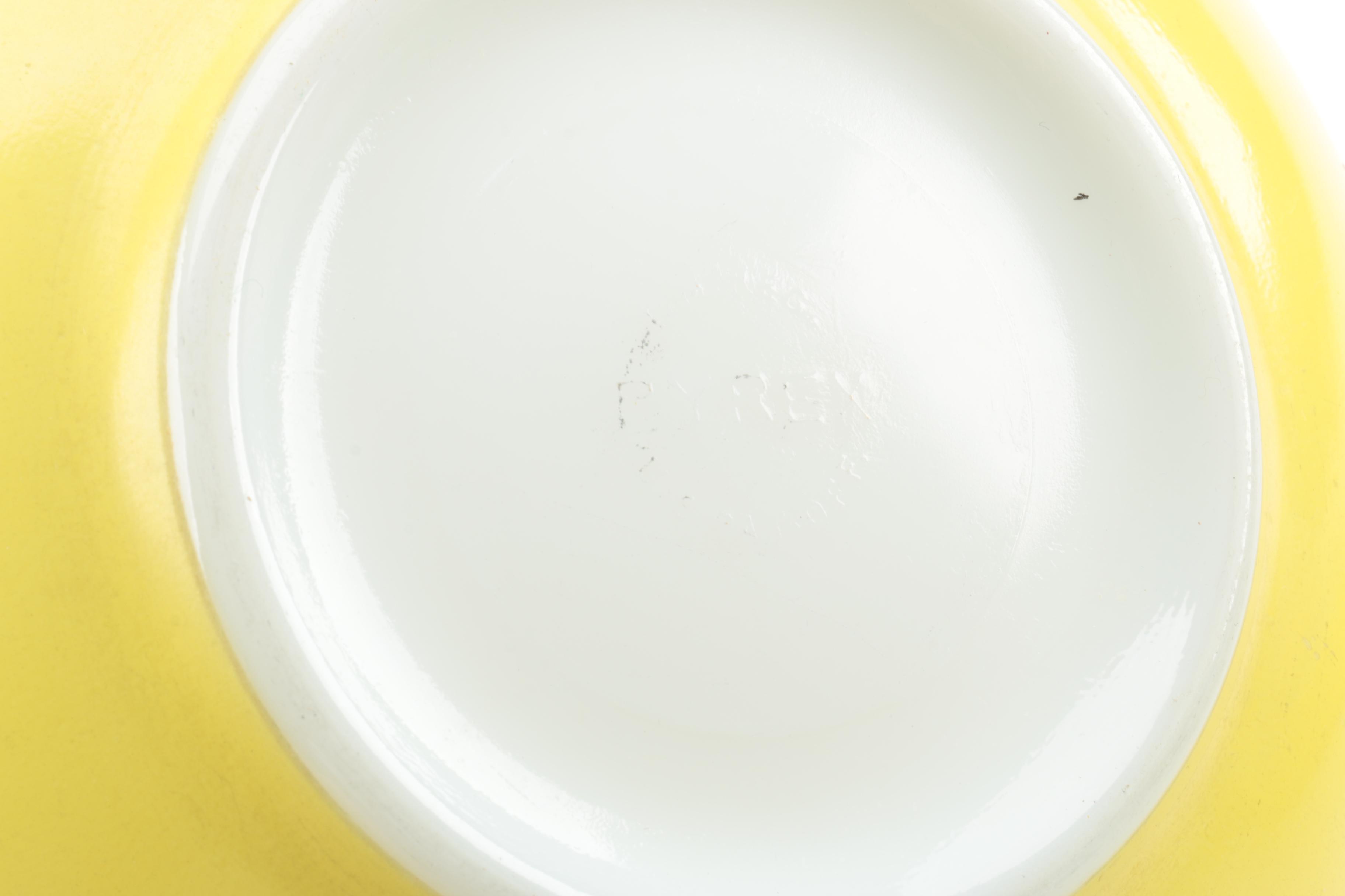 Pyrex "Primary Colors" Mixing Bowls and Refrigerator Jars