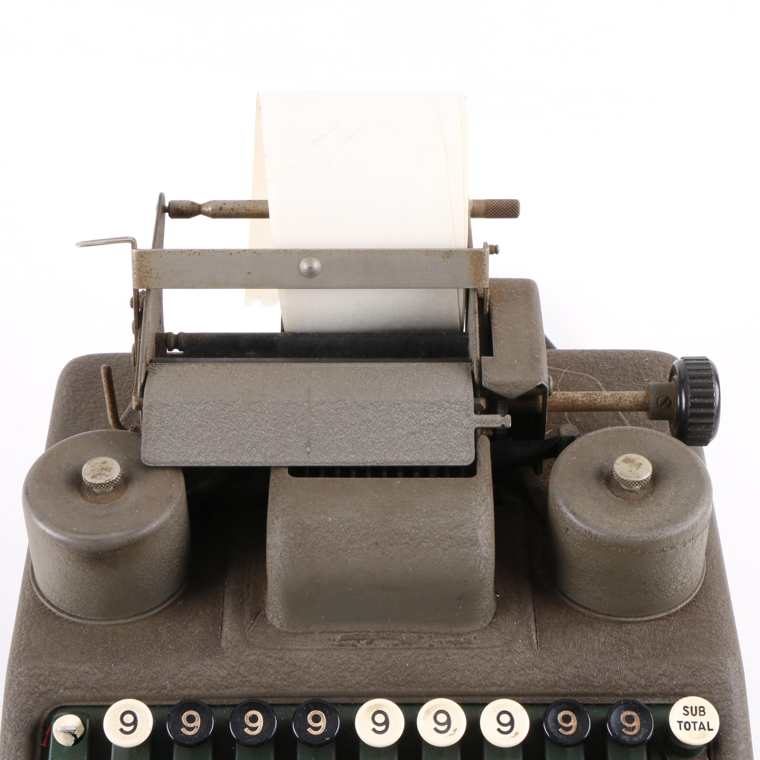 Vintage Burroughs Portable Adding Machine