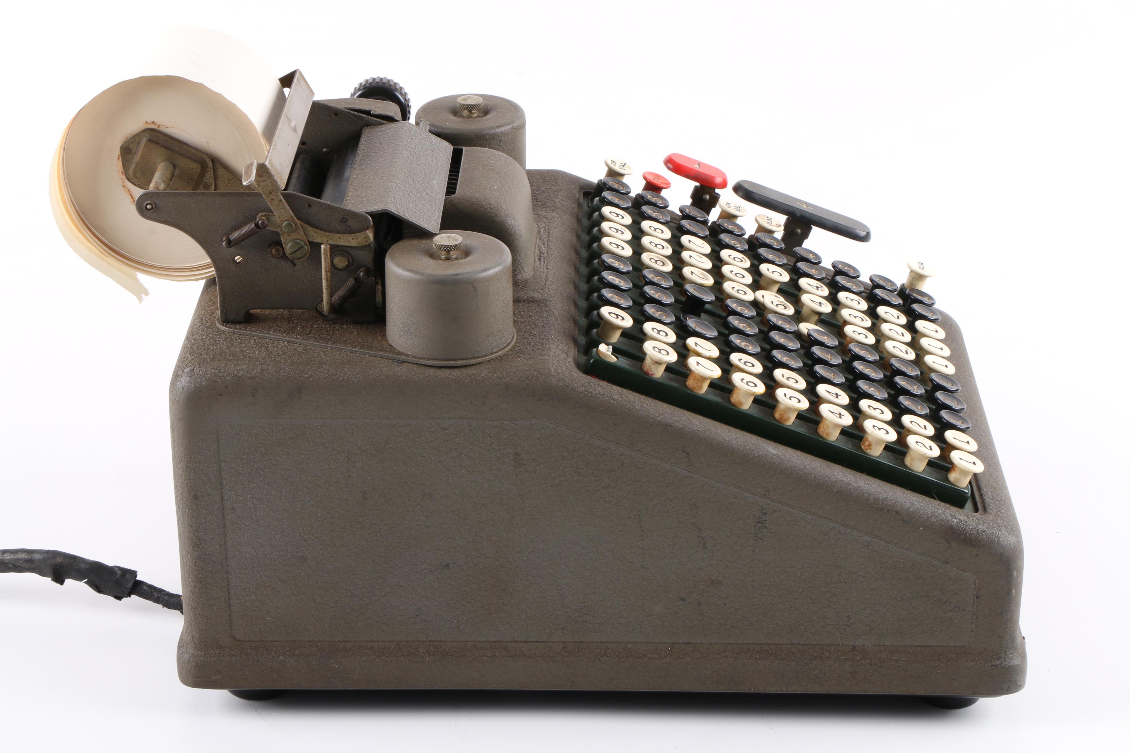 Vintage Burroughs Portable Adding Machine