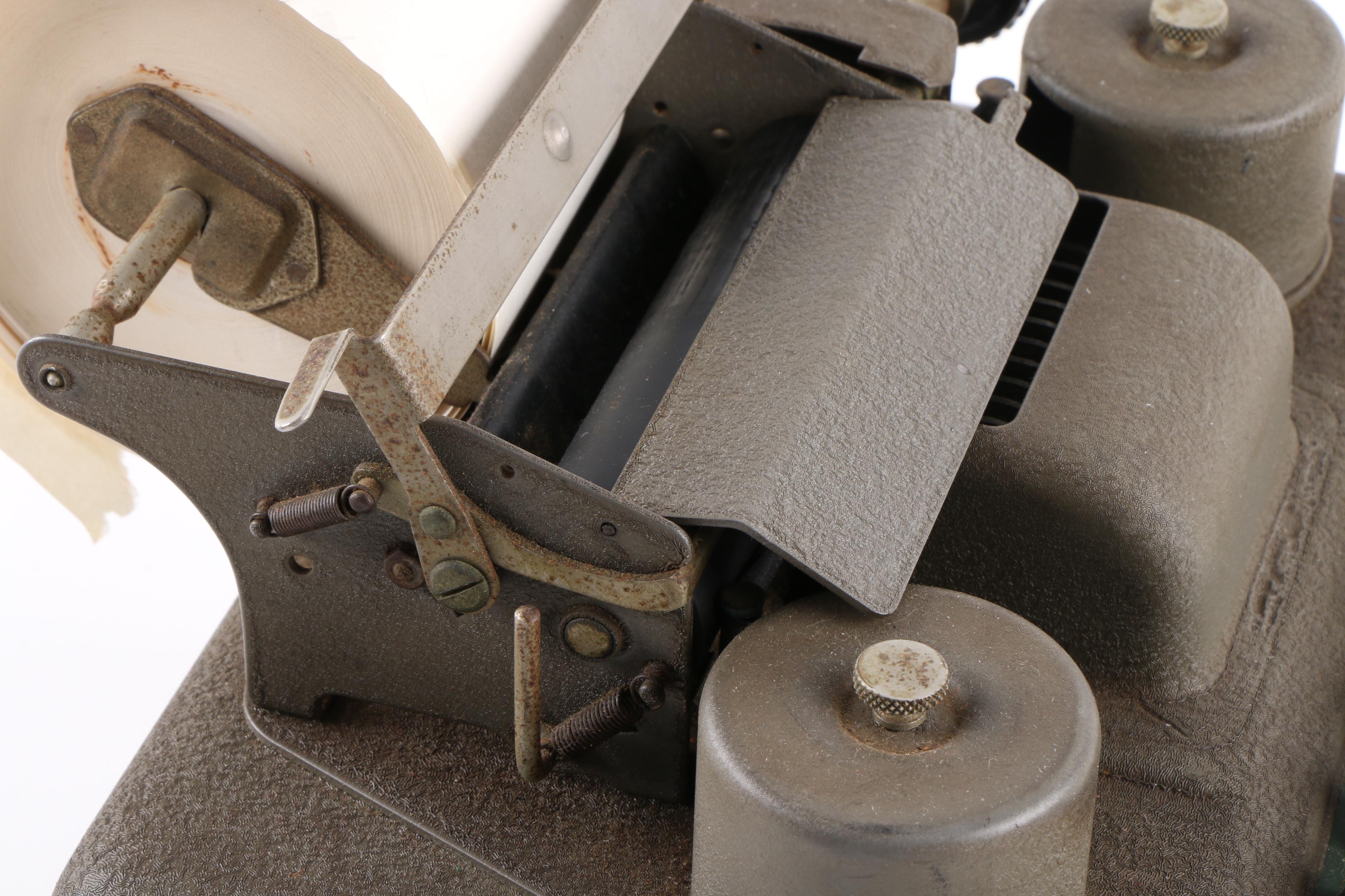 Vintage Burroughs Portable Adding Machine