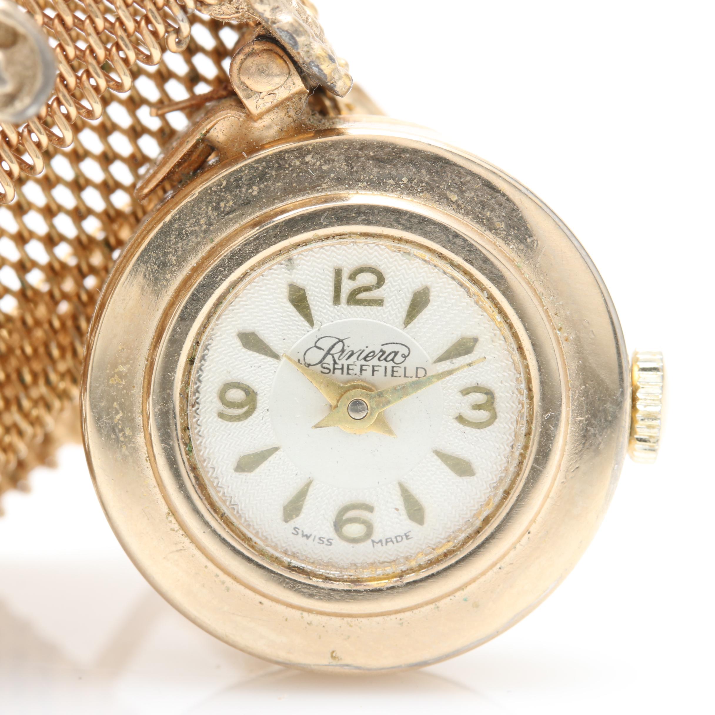 Vintage Riviera by Sheffield Novelty Purse Watch