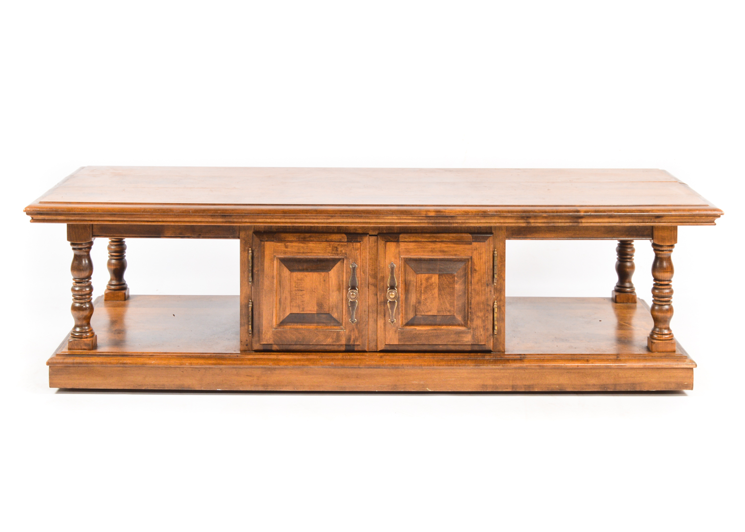 Vintage Heywood Wakefield Coffee Table on Casters