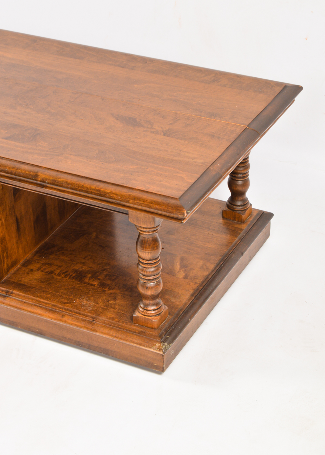 Vintage Heywood Wakefield Coffee Table on Casters