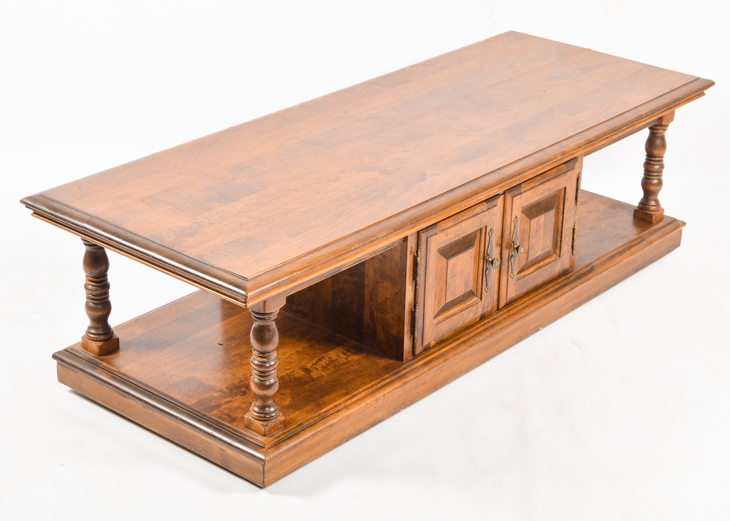 Vintage Heywood Wakefield Coffee Table on Casters