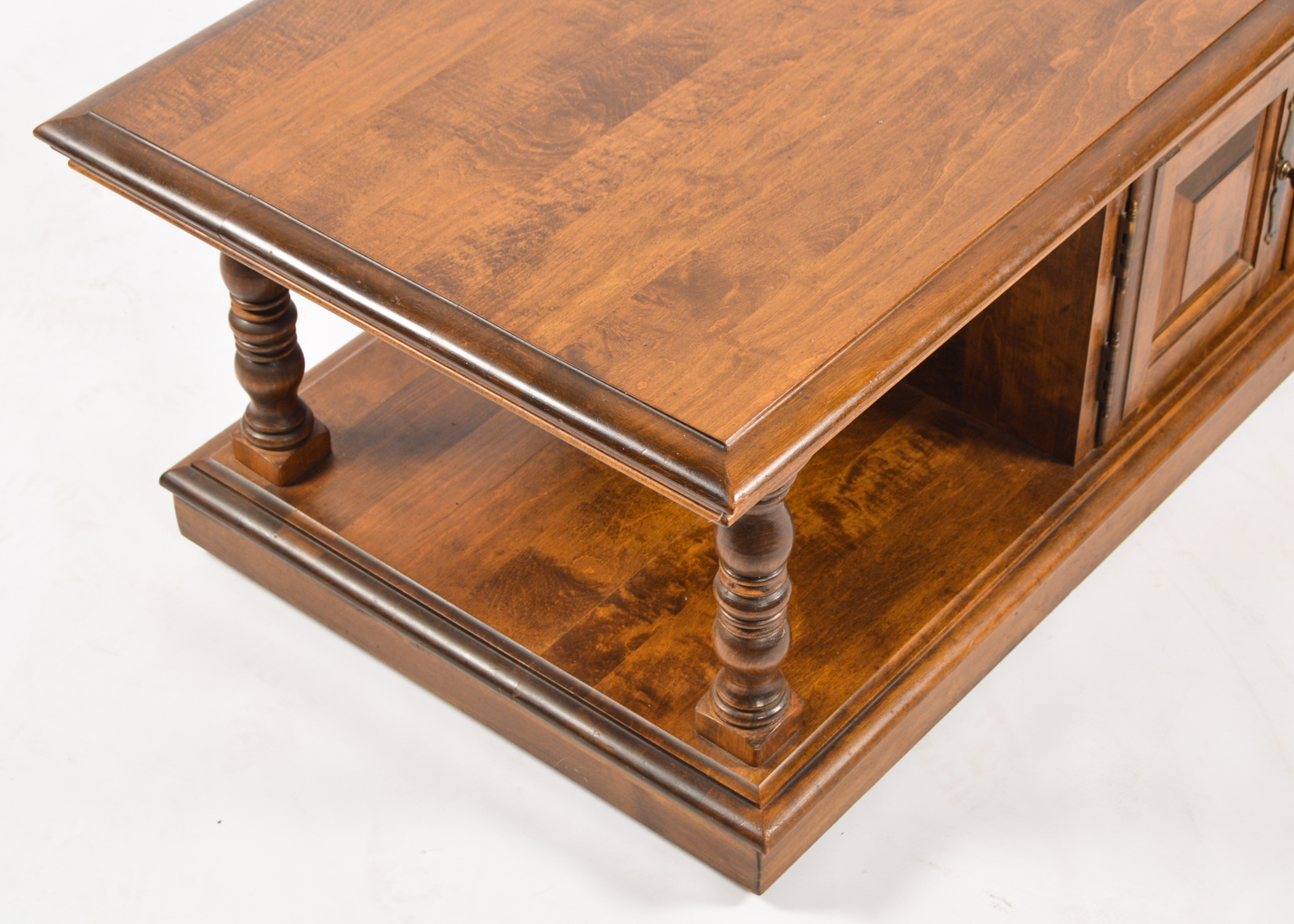 Vintage Heywood Wakefield Coffee Table on Casters