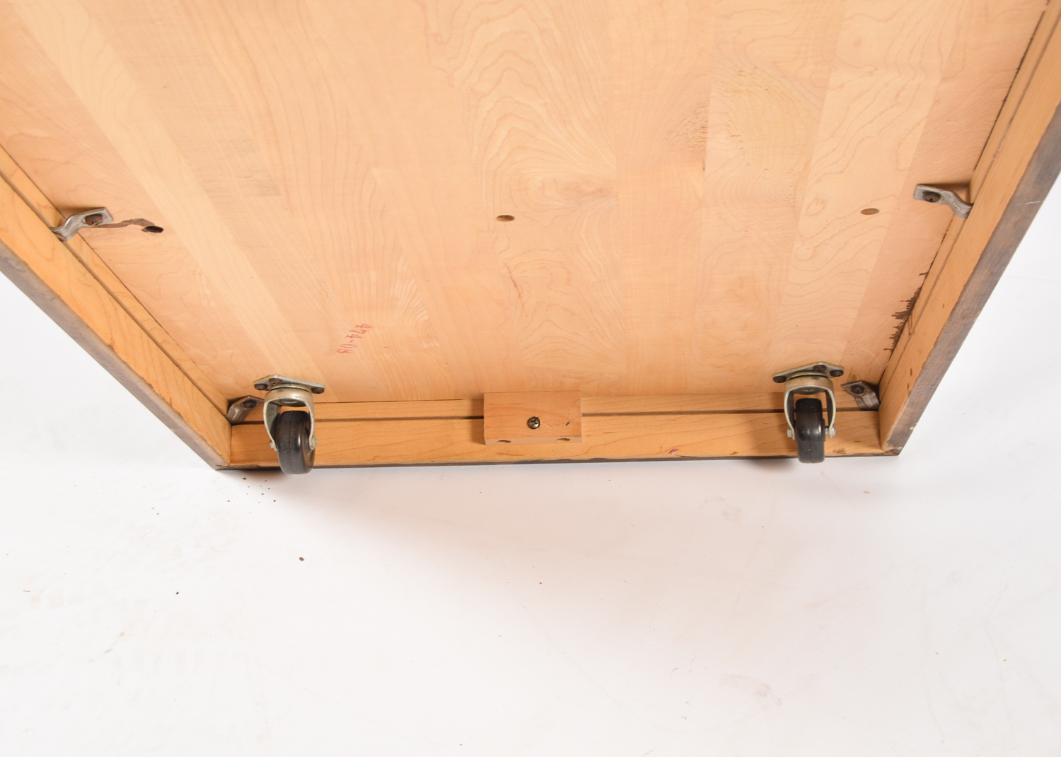 Vintage Heywood Wakefield Coffee Table on Casters